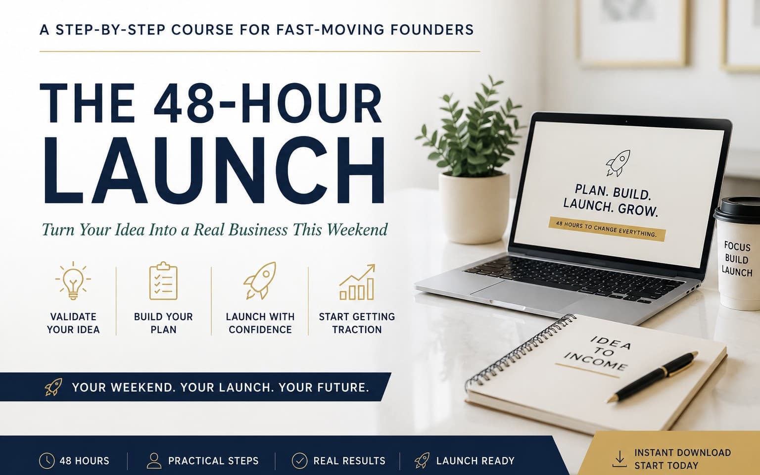 Turn Your Idea Into a Real Business This Weekend
