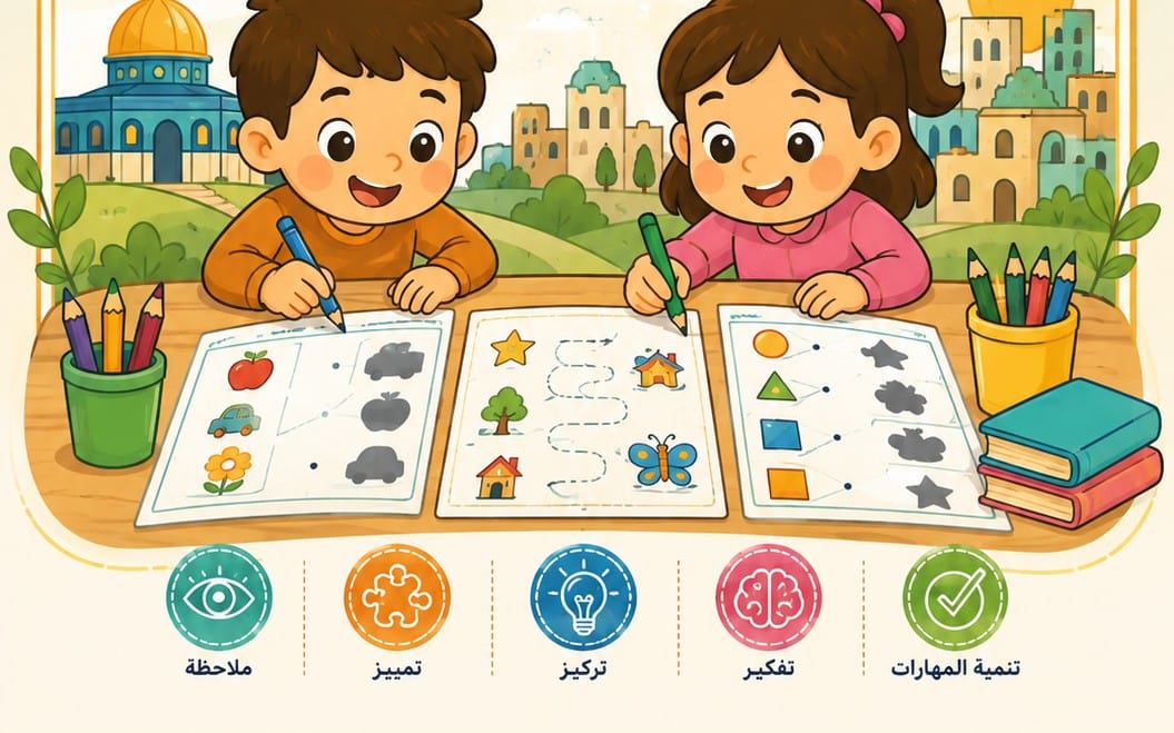 تنمية الإدراك البصري - براعم الأمل