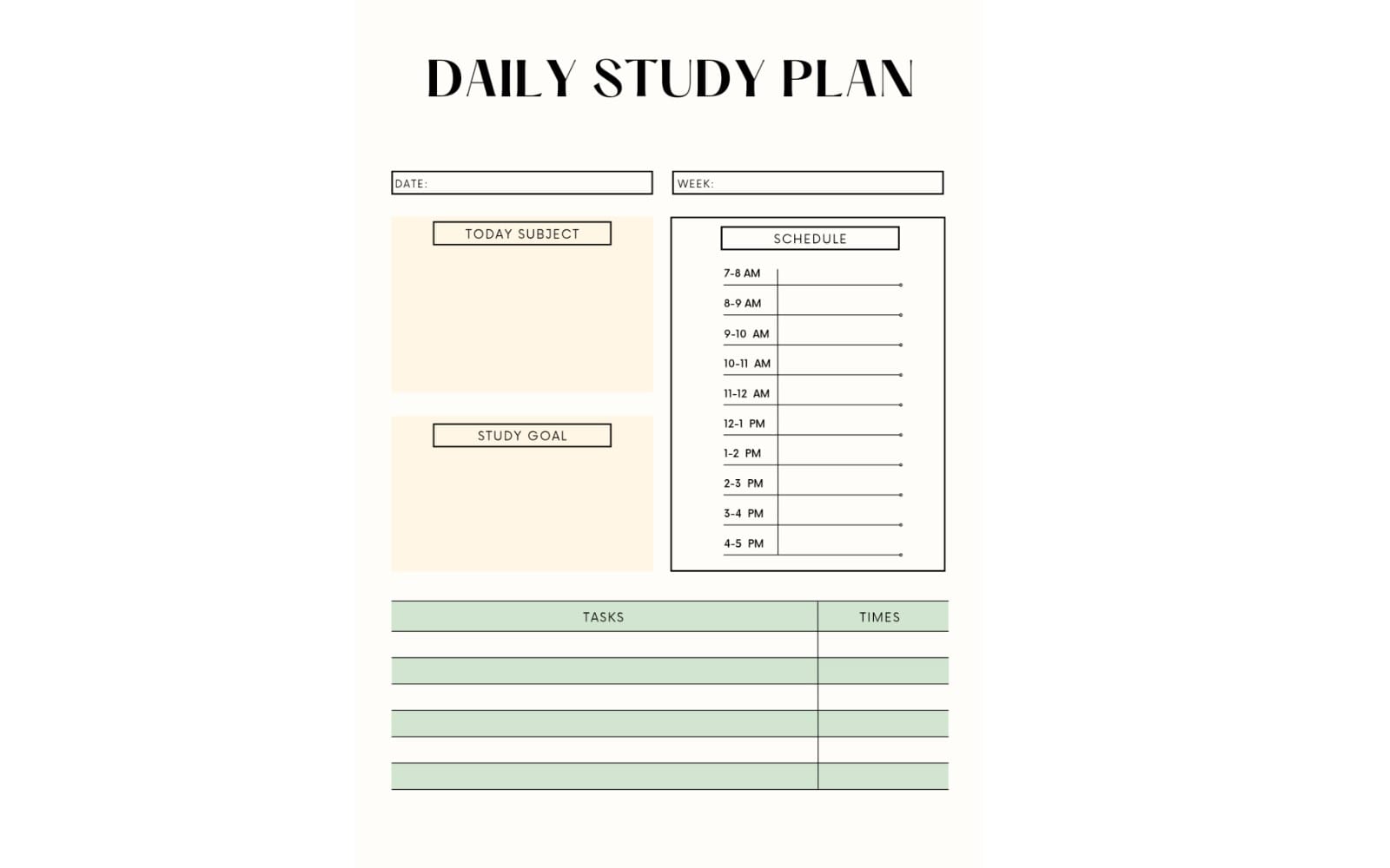 90 Days Study Planner | Digital PDF Planner | Daily Study Planner | Student Productivity Planner | Printable Planner