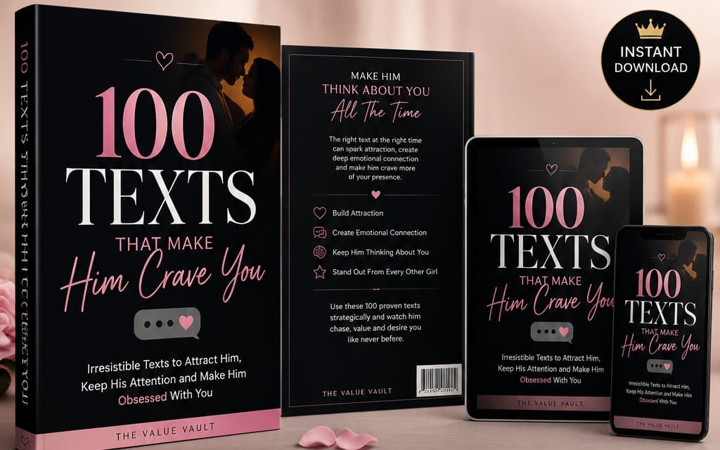 100NTEXTS THAT MAKES HIM CRAVE YOU