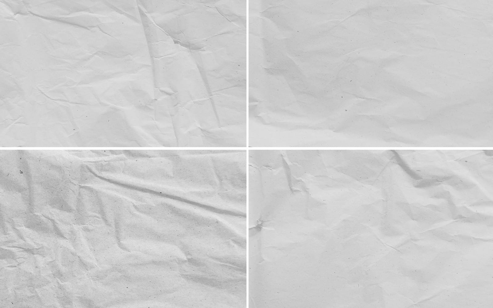 Crumpled Paper Texture Pack — 25 White Paper Textures (High-Res)