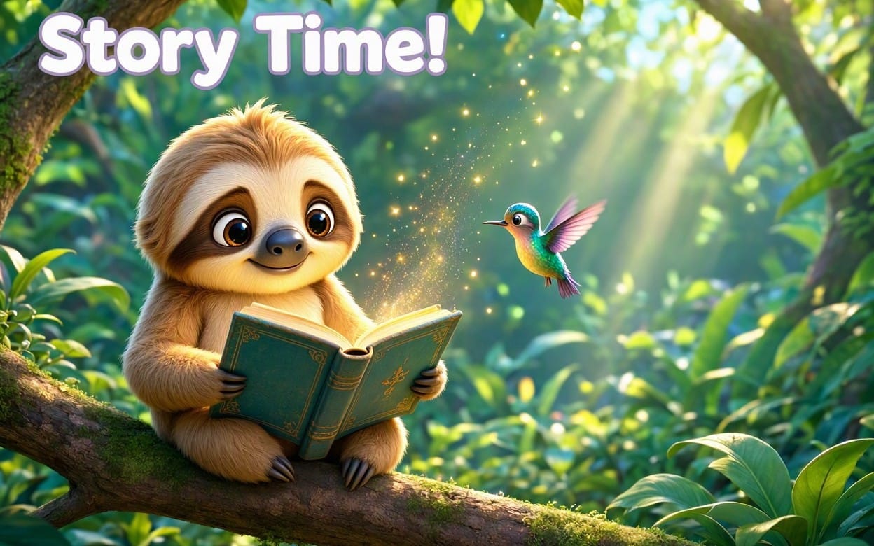The Sloth Who Wanted to Fly 🦥✨ (An Inspirational Children's Story)