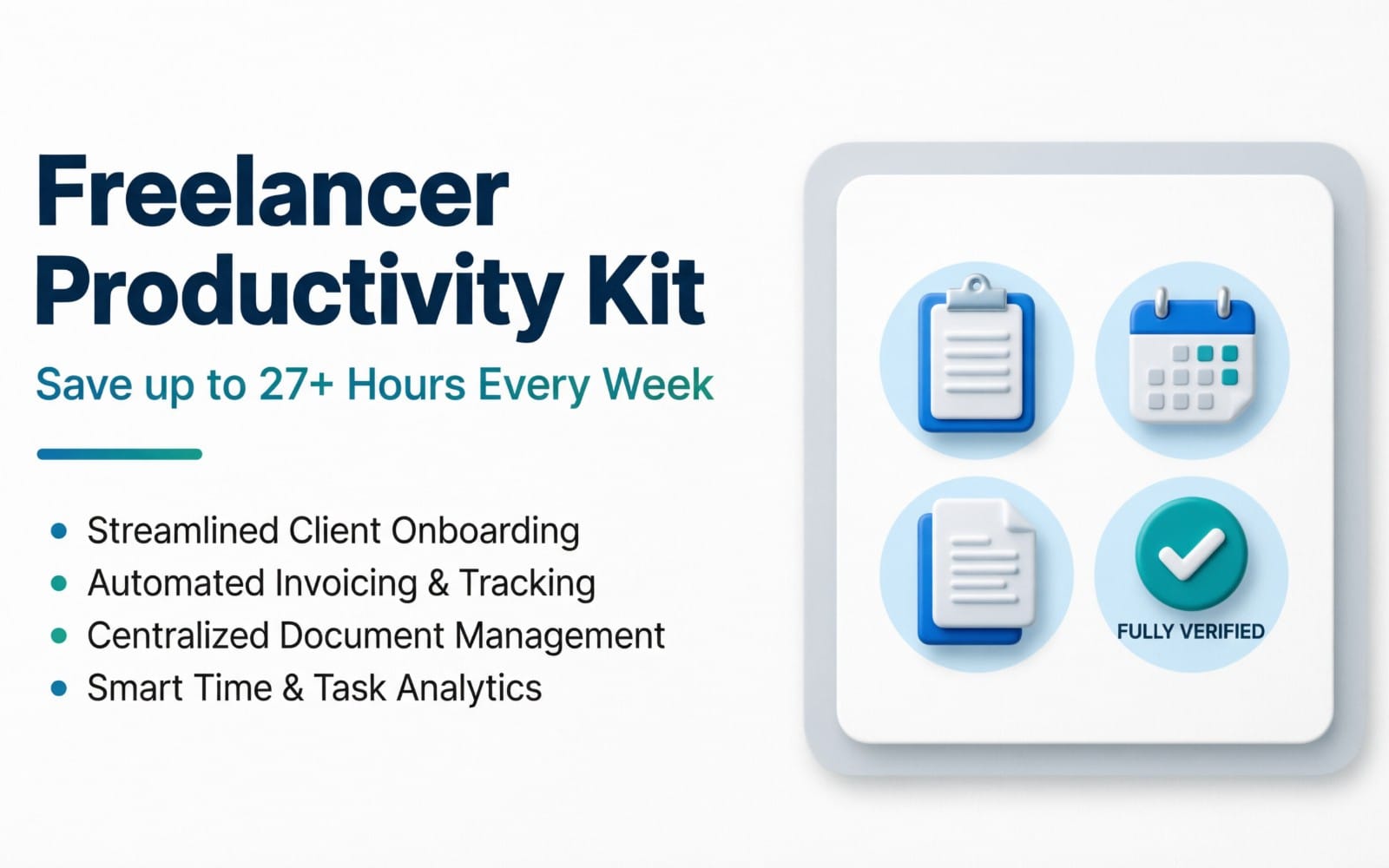 Freelancer Productivity Workbook & Template Kit