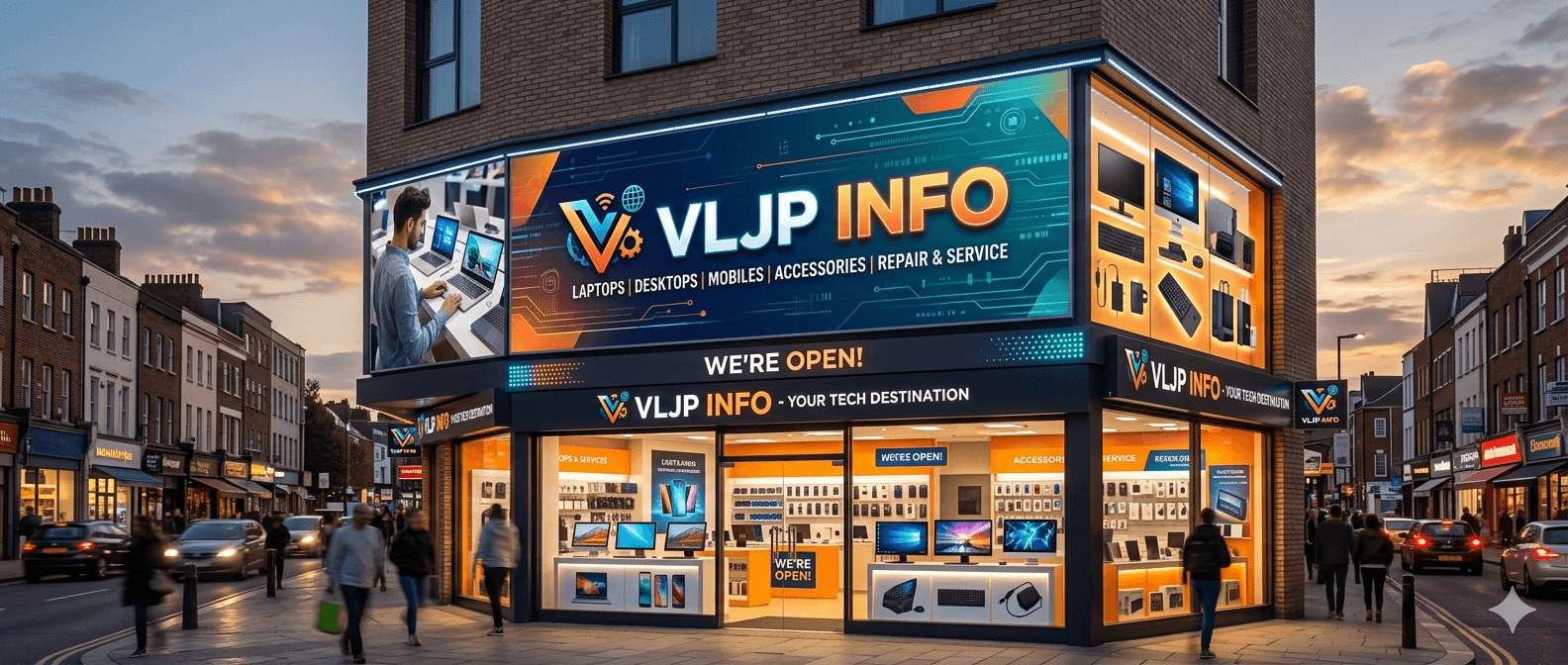 VLJP Info store banner