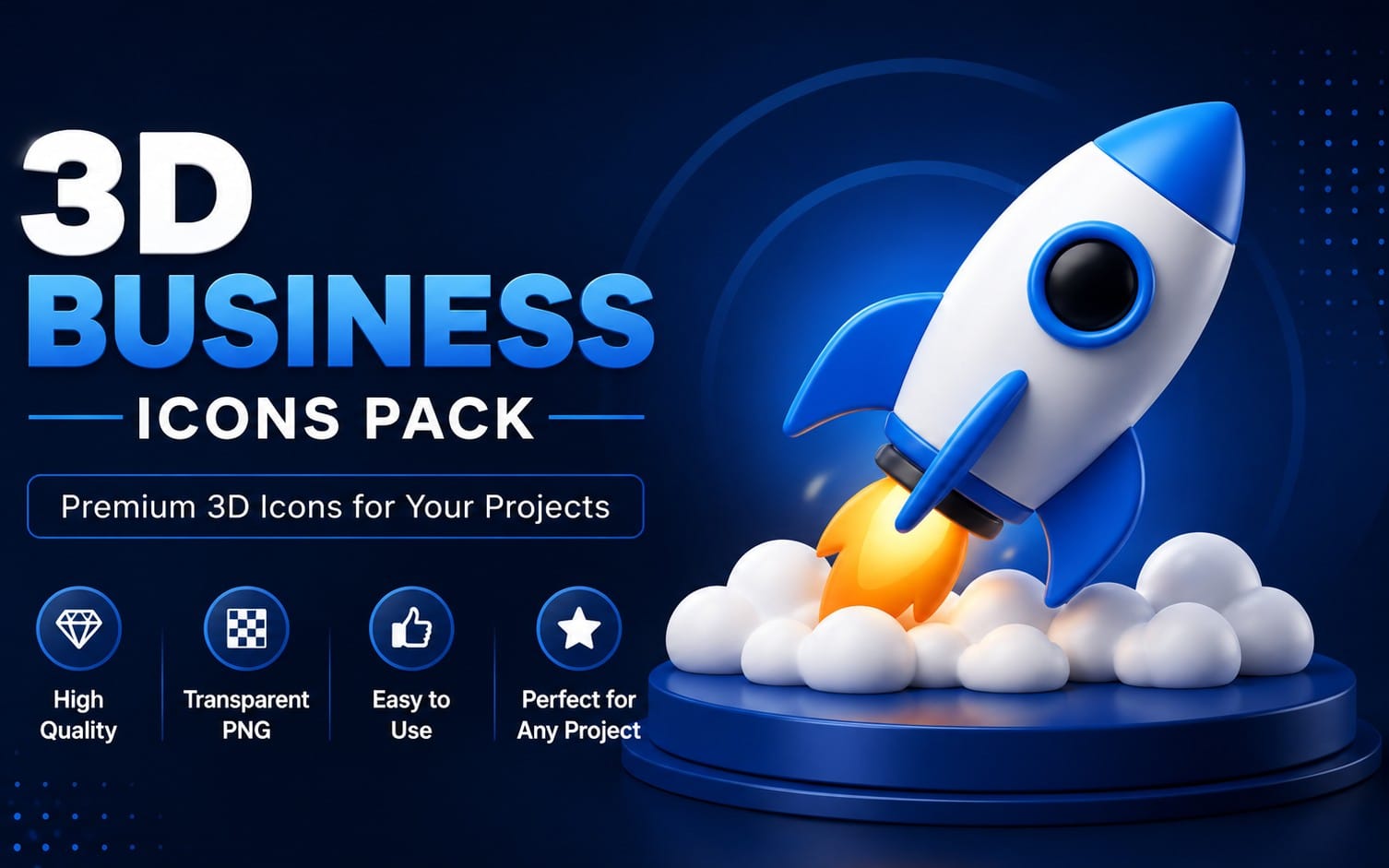 Business 3D Icons Pack