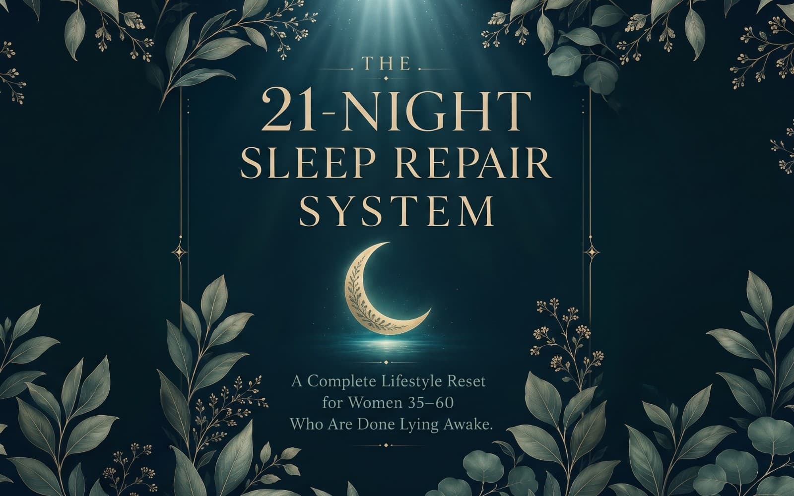 The 21-Night Sleep Repair System