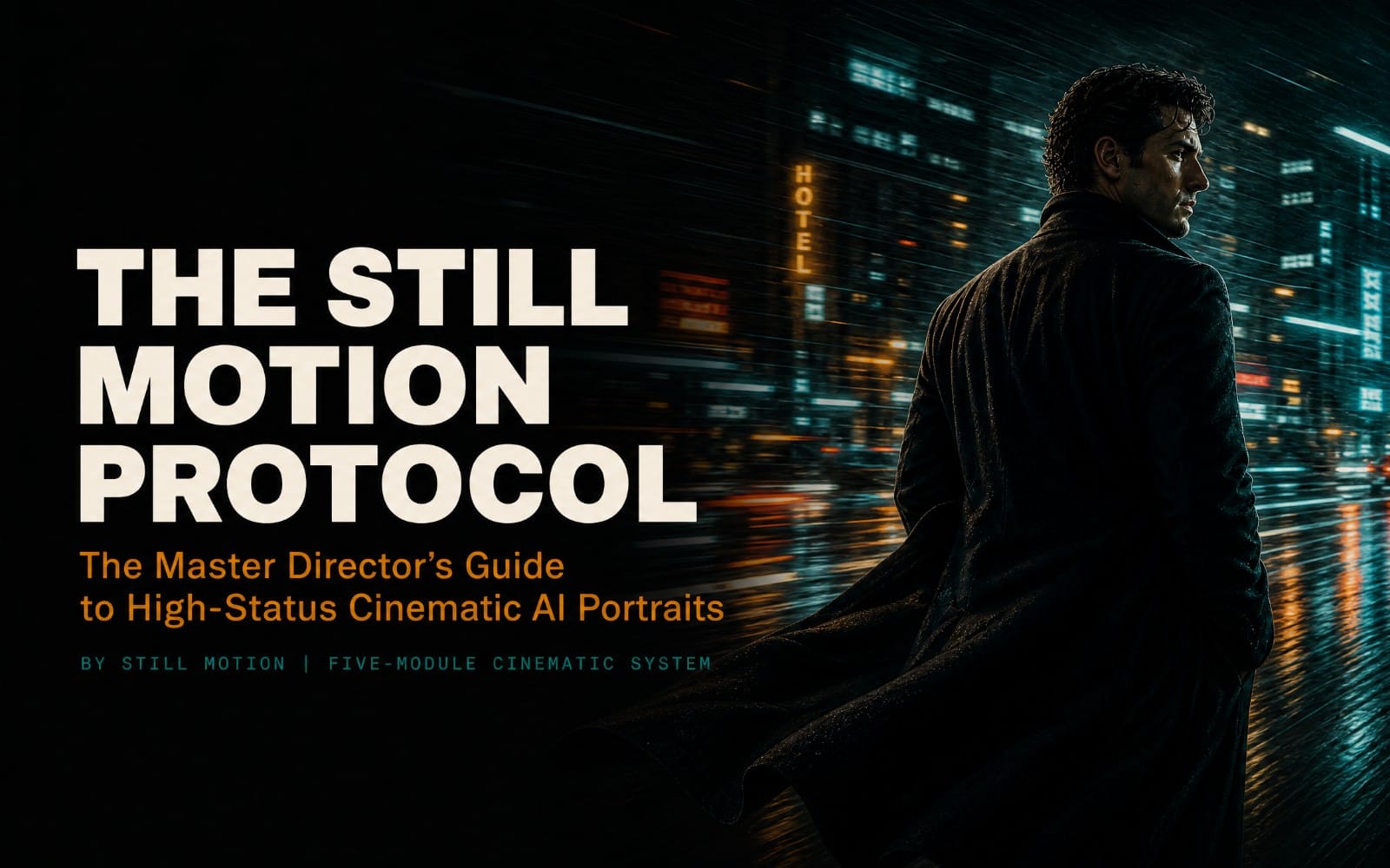 THE STILL MOTION PROTOCOL: The Master Director’s Guide to High-Status Cinematic AI Portraits.
