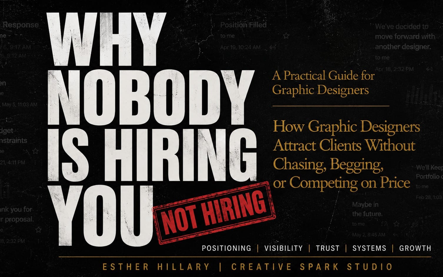 Why Nobody Is Hiring You (And What to Do About It): A Graphic Designer's Guide to Finding Clients in a Crowded Market.
