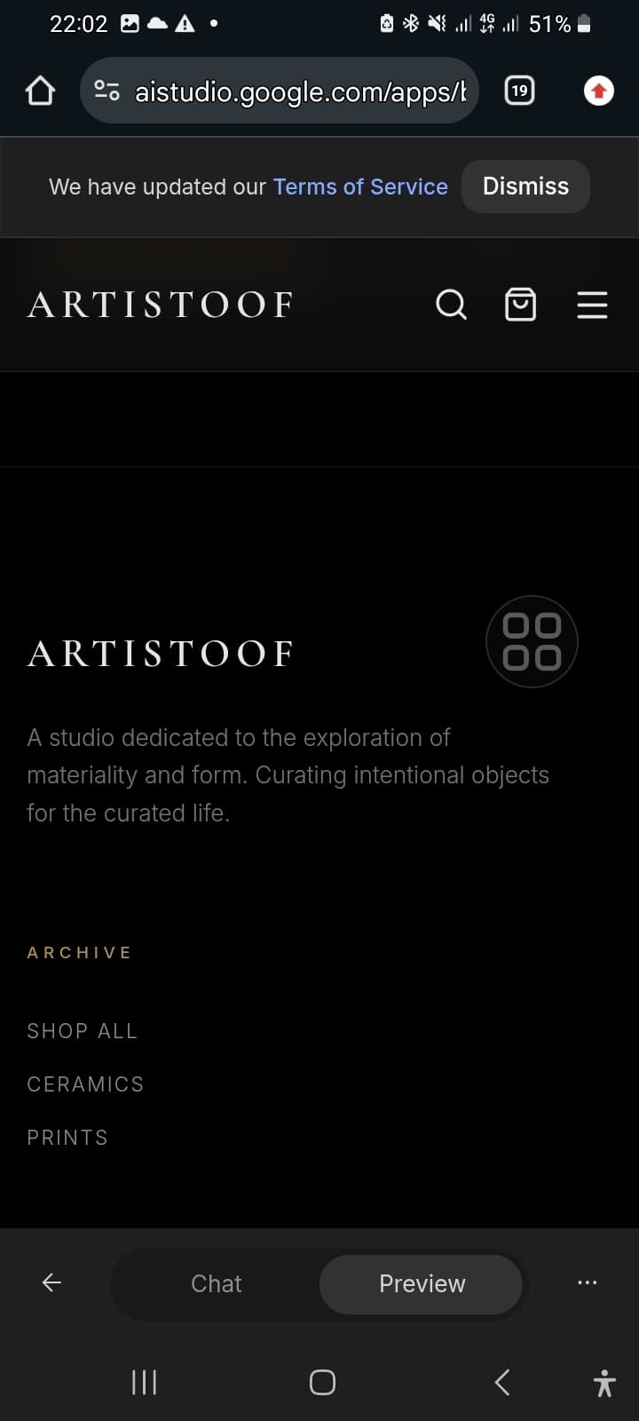 Artistoof Designs Shop-Banner