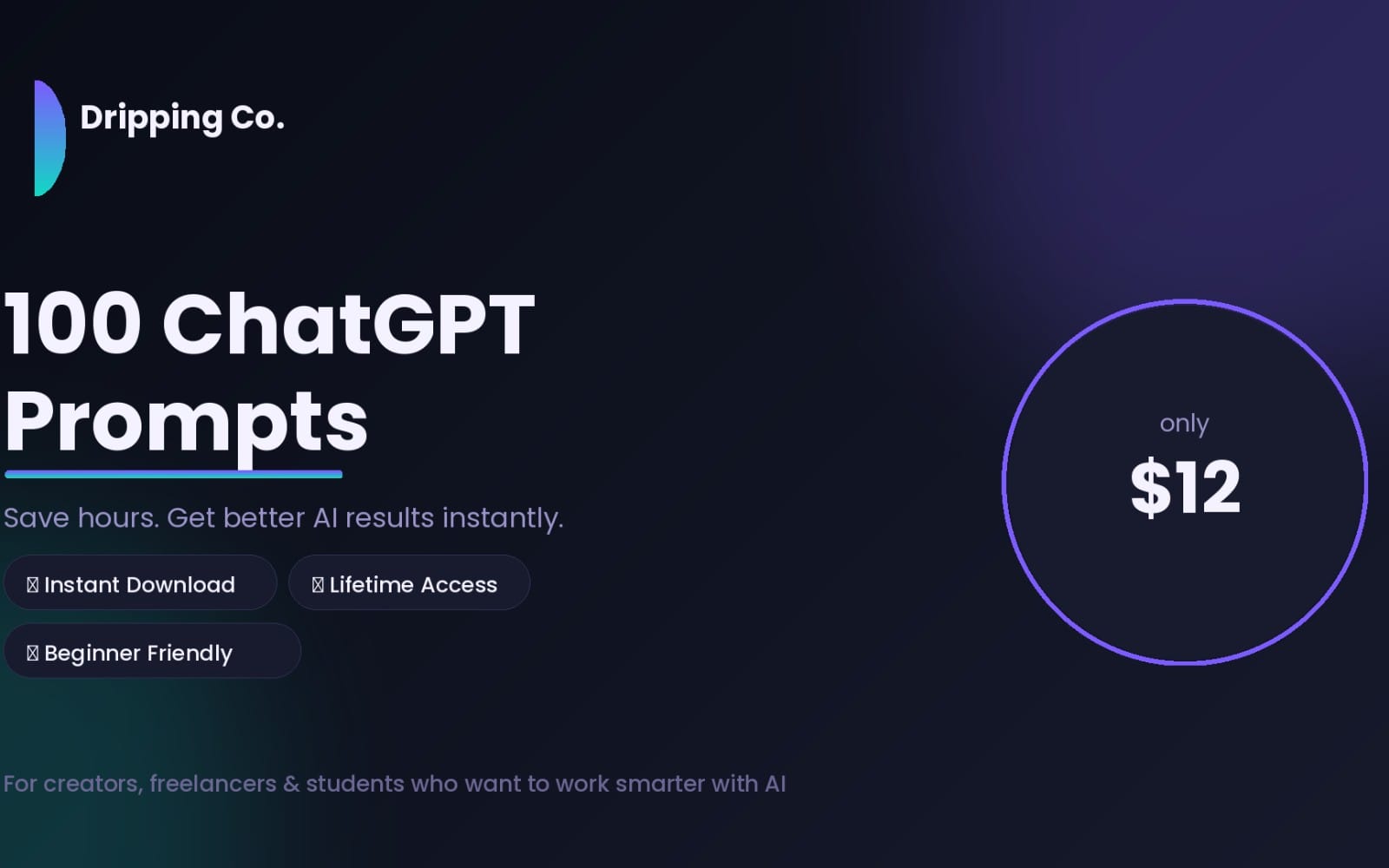 100 powerful ChatGPT prompts.