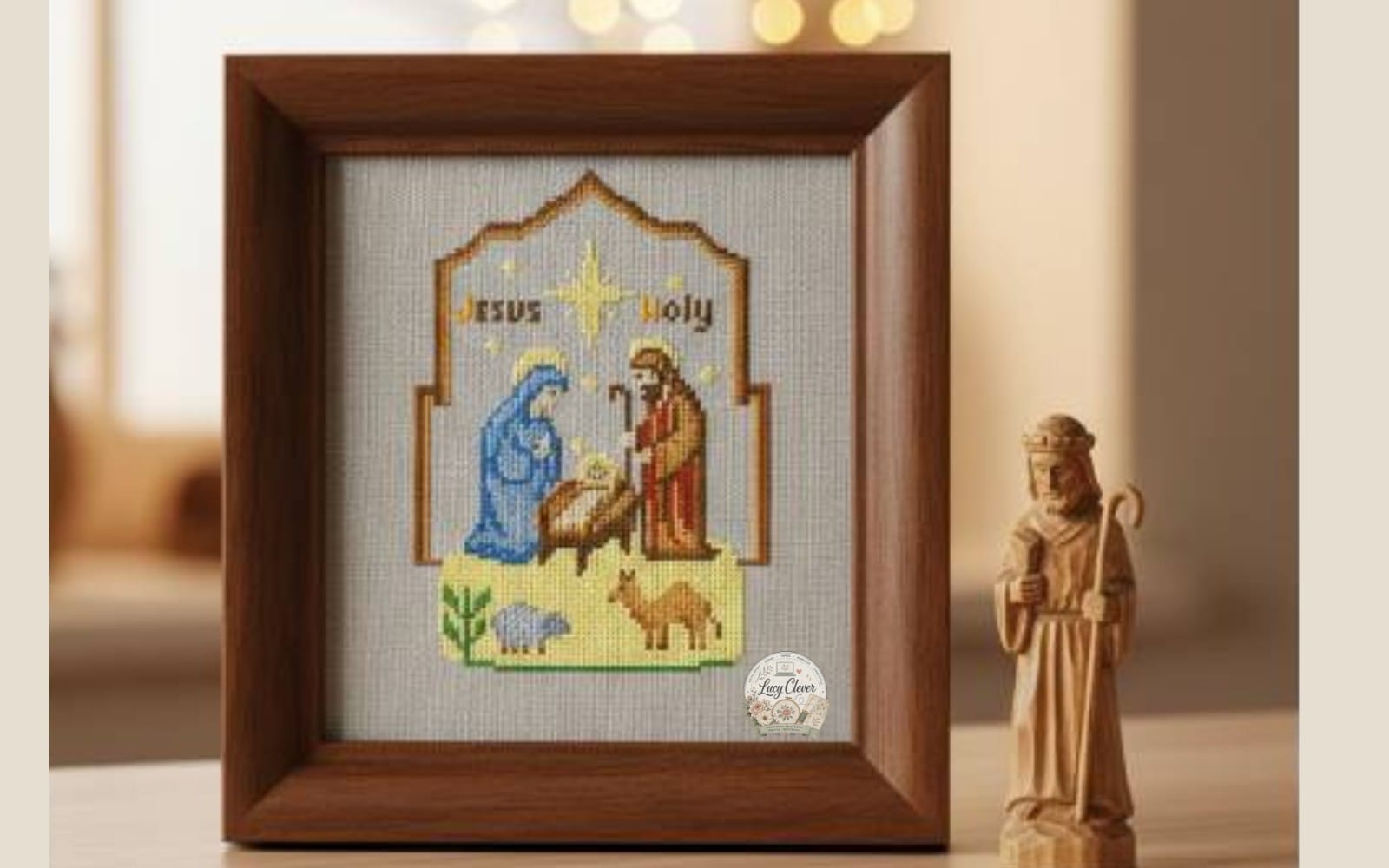 Cross stitch Pattern Jesus Holly PDF