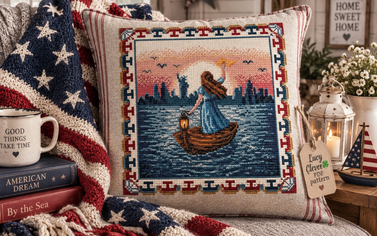 Farewell America Cross Stitch PatternPDF