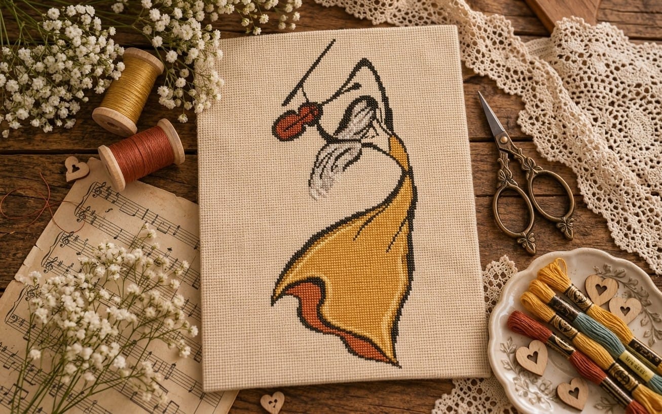 Melody of the Soul – Cross Stitch Pattern PDF
