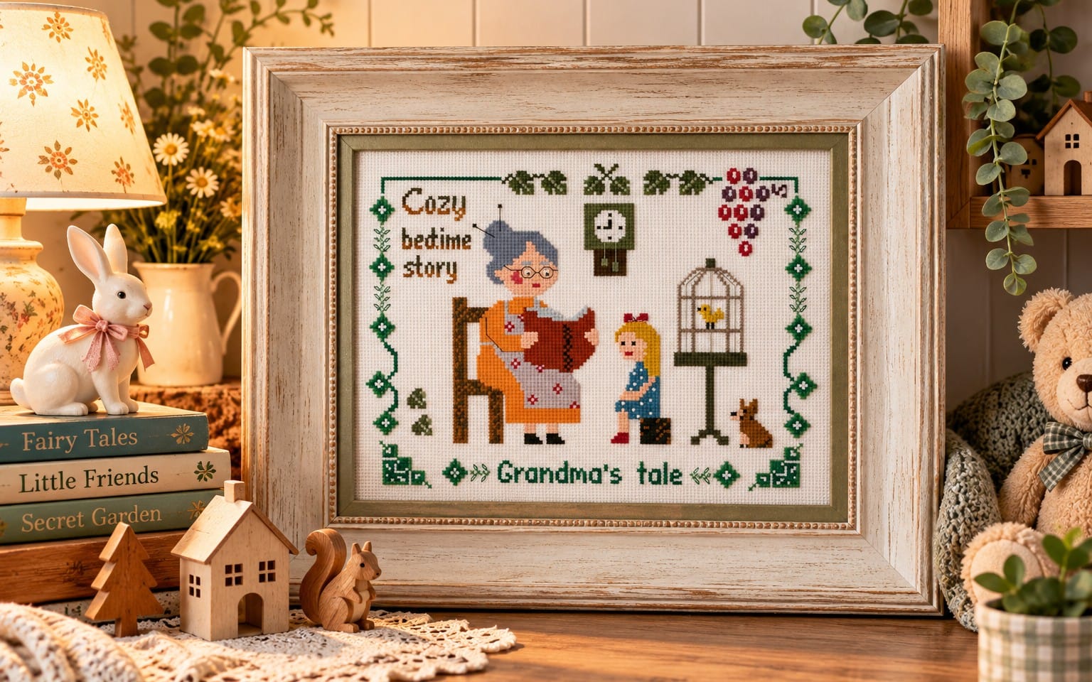 Grandma Tales Cross Stitch Pattern PDF/Instant Download