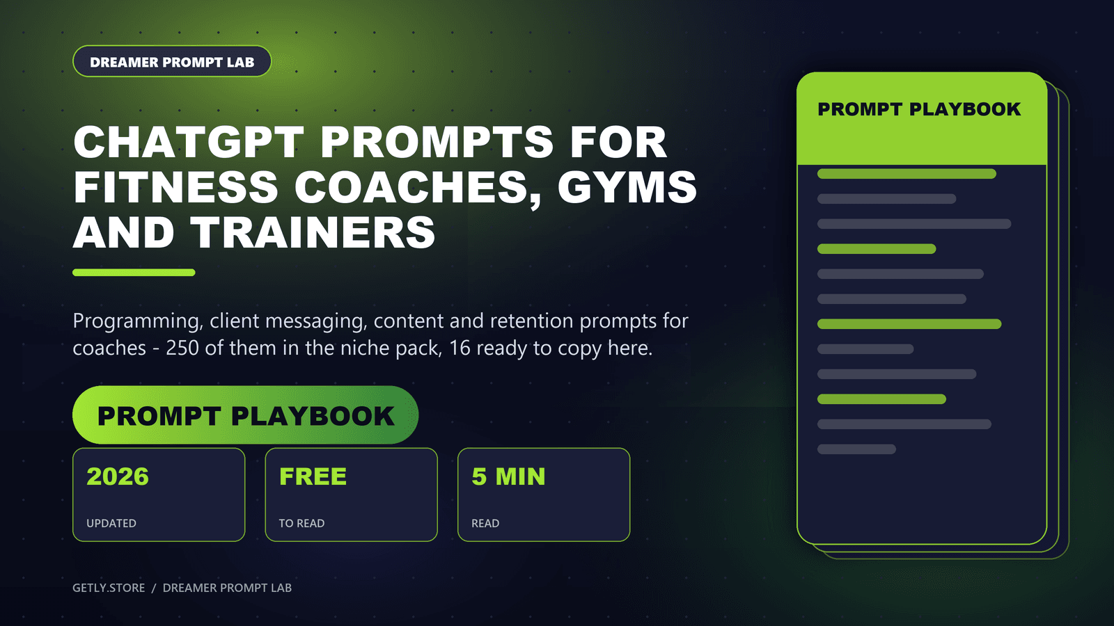 ChatGPT Prompts for Fitness Coaches, Gyms and Trainers
