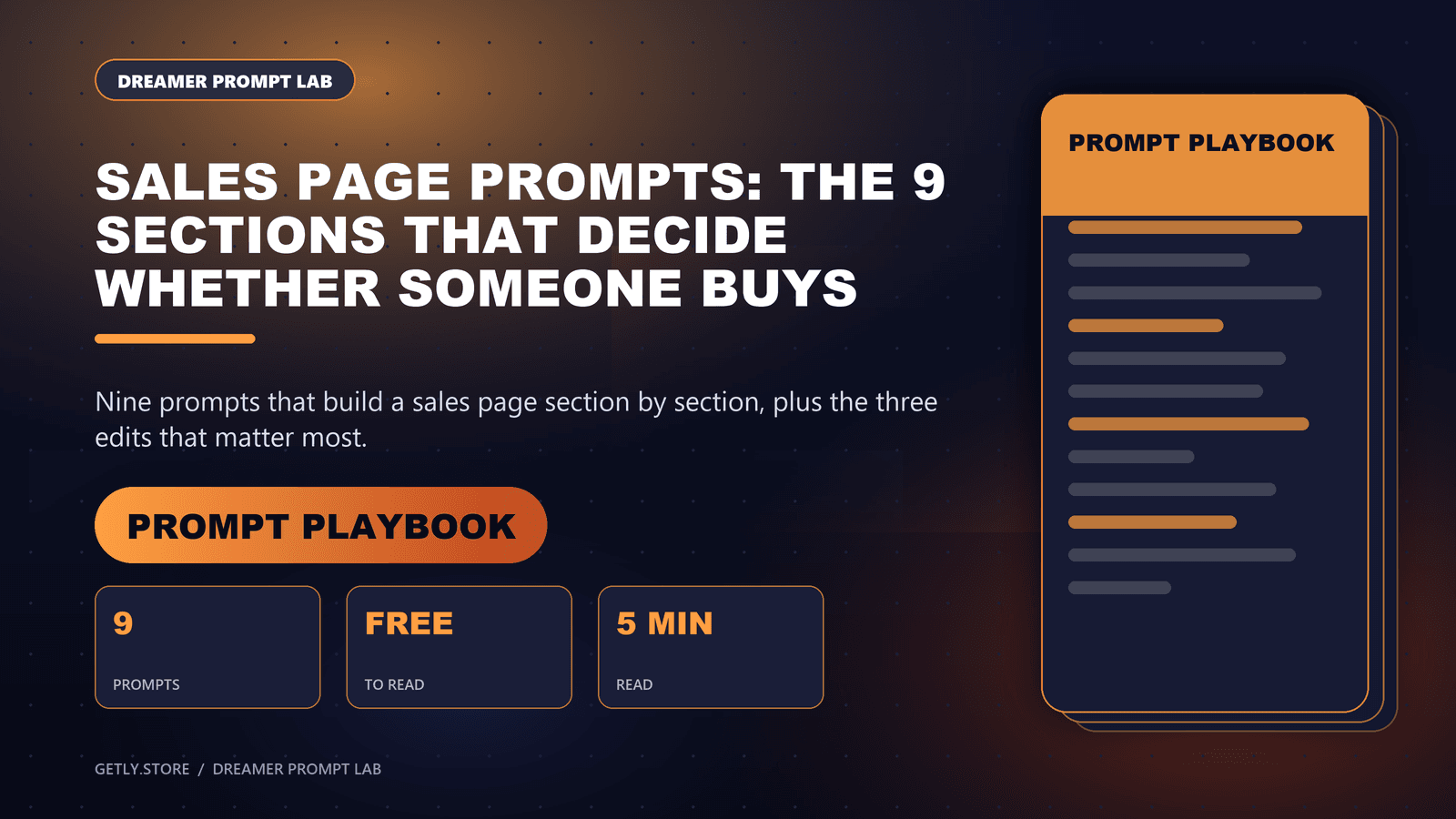 Sales Page Prompts: The 9 Sections That Decide Whether Someone Buys