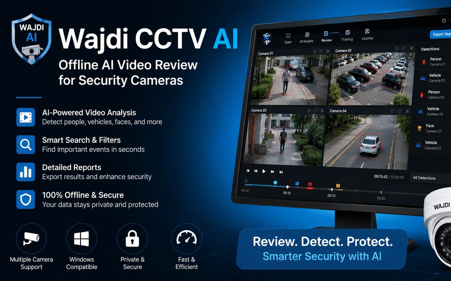 Wajdi CCTV AI Professional 6 месяцев 1 шт