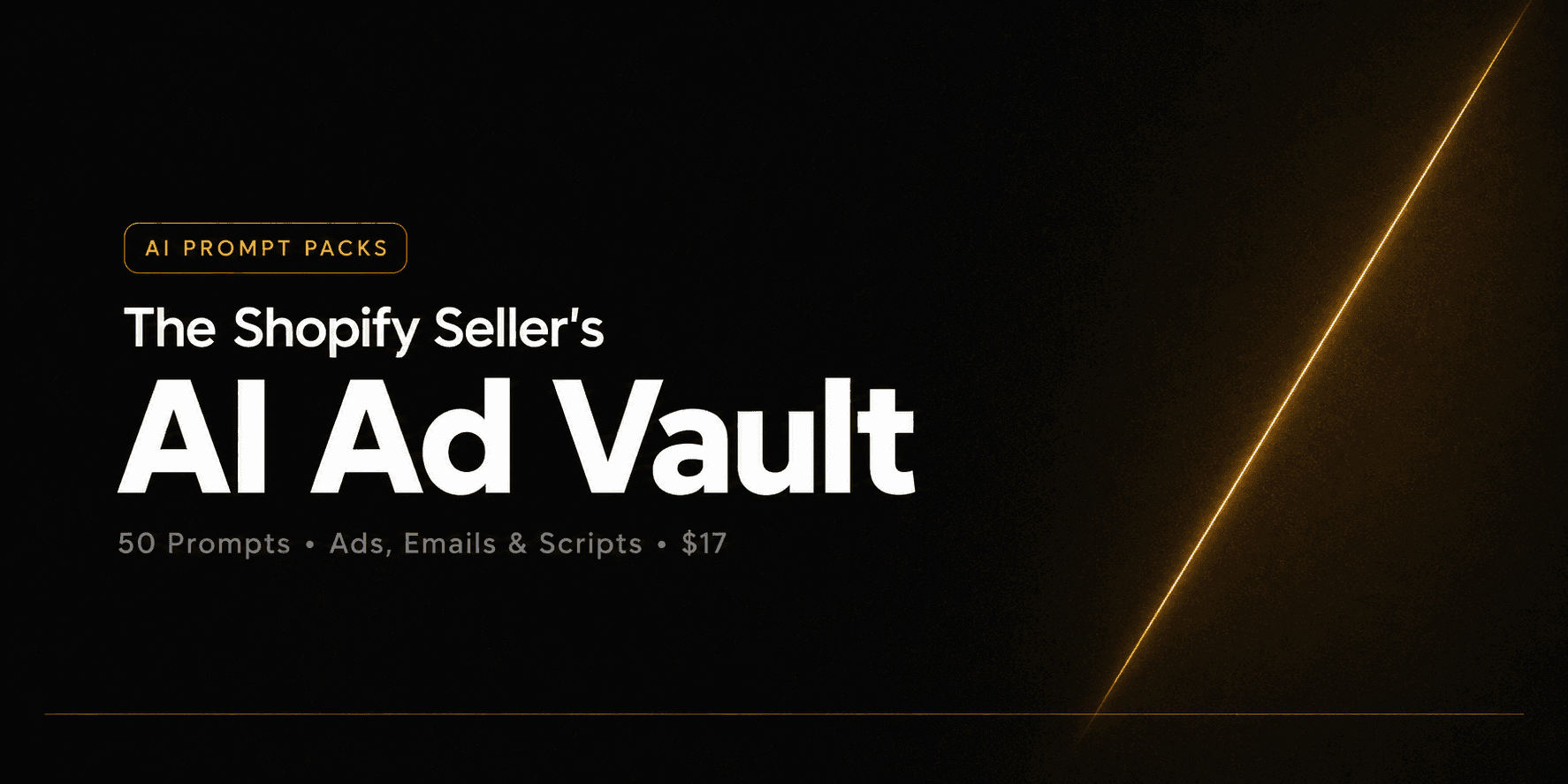 AI Ad Vault store banner