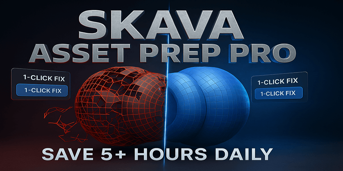 Skava Asset Prep Pro - Professional Production Pipeline Suite