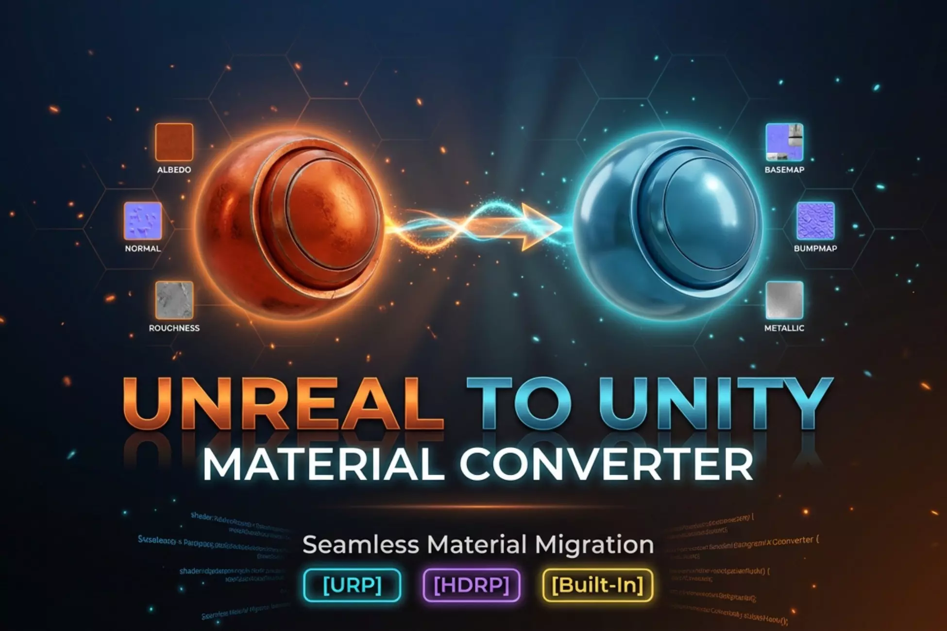 Unreal to Unity Material Converter