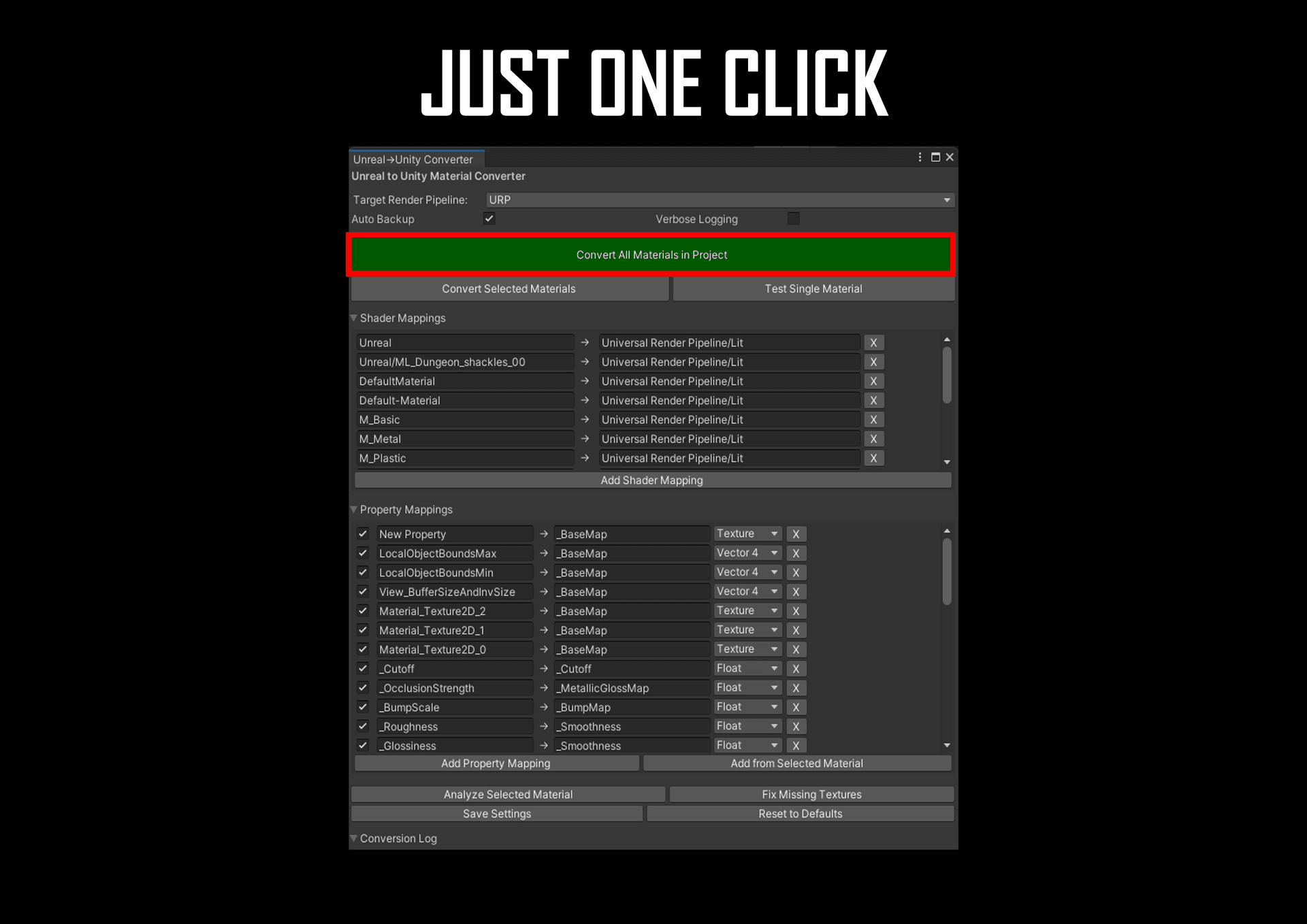 External Engine zu/für Unity Material Converter Pro