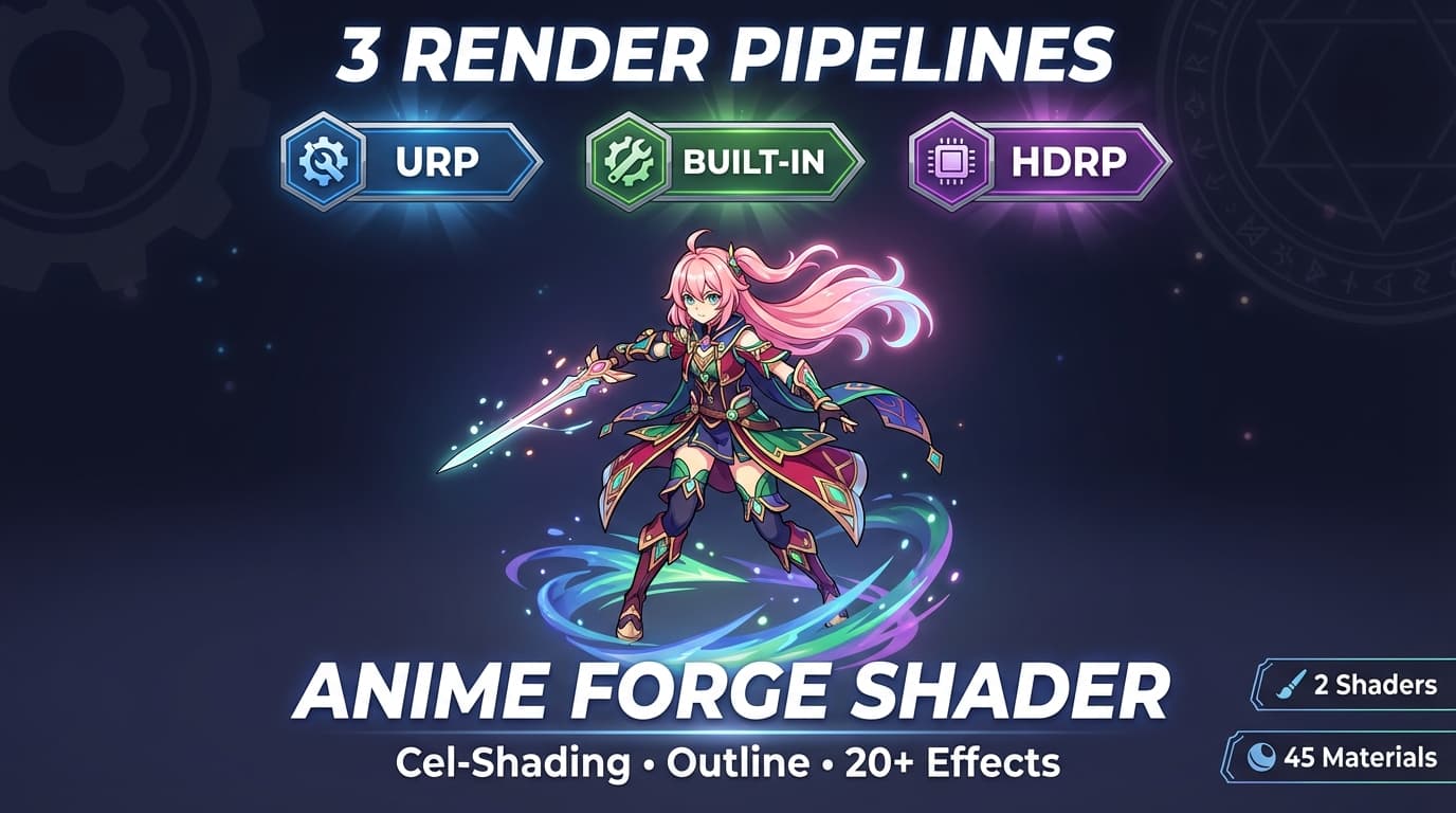 AnimeForge Pro - Ultimate Anime & Toon Shader System