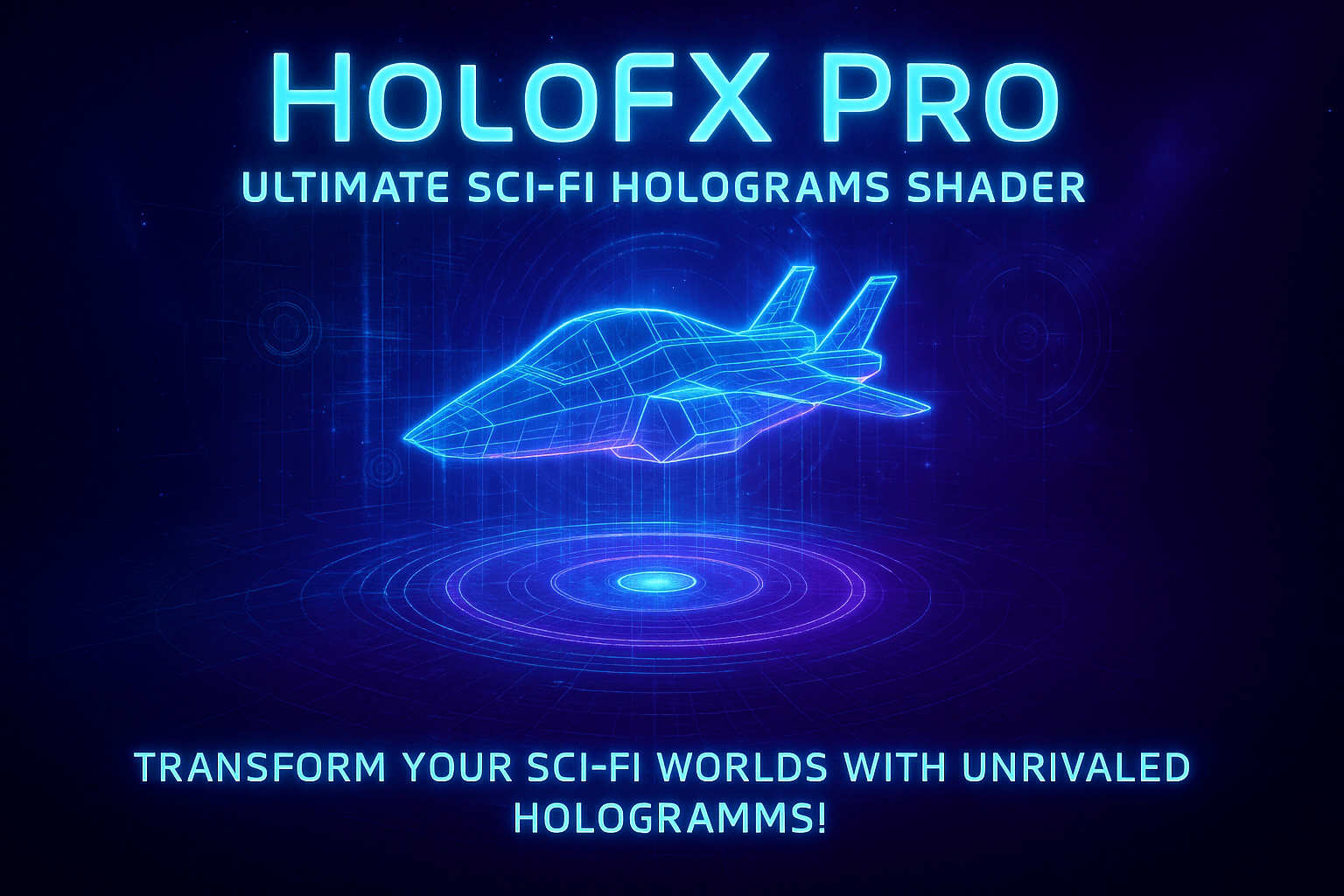 HoloFX Pro: Ultimate Sci-Fi Holograms Shader