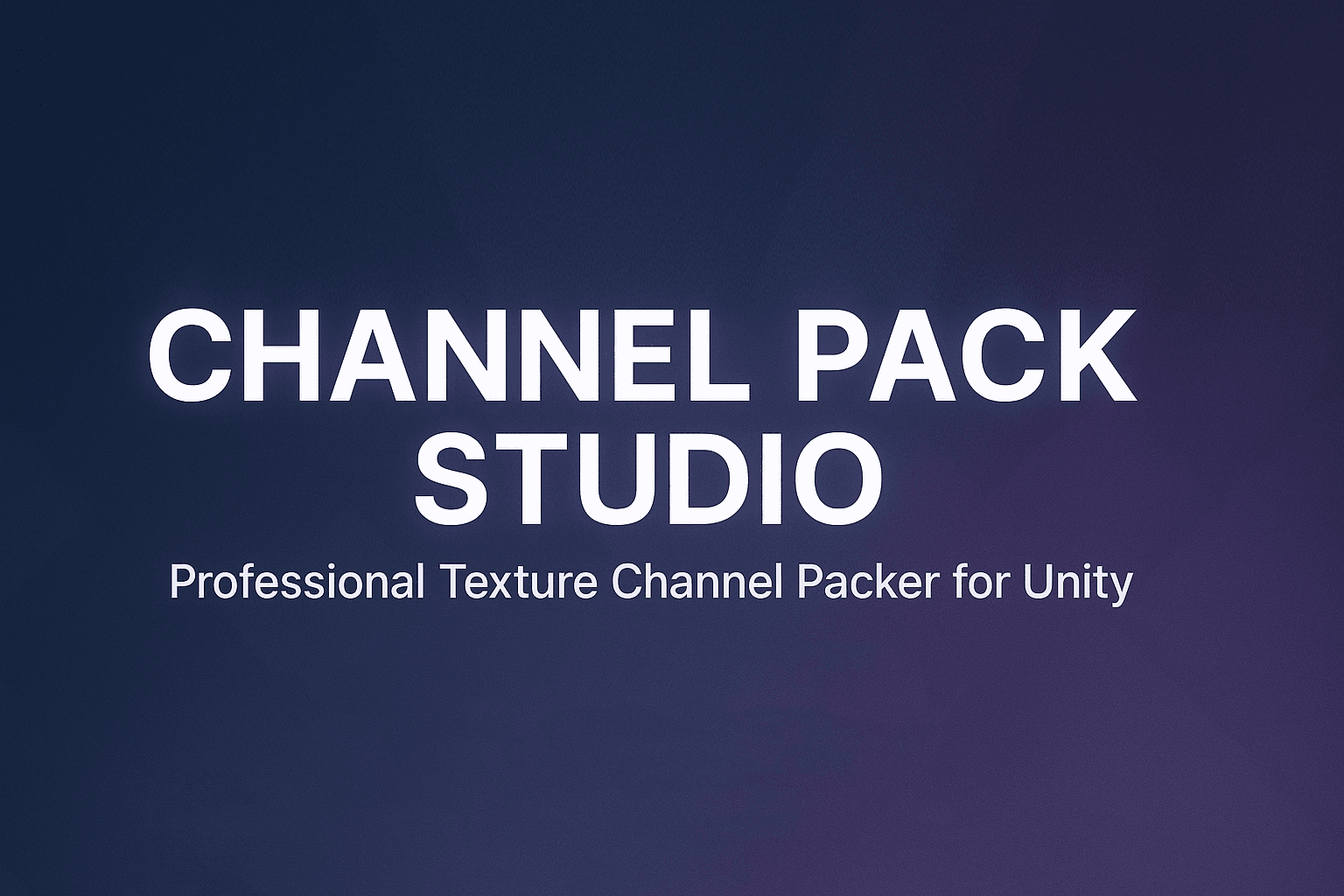 Channel Pack Studio - Advanced Texture Channel Packer
