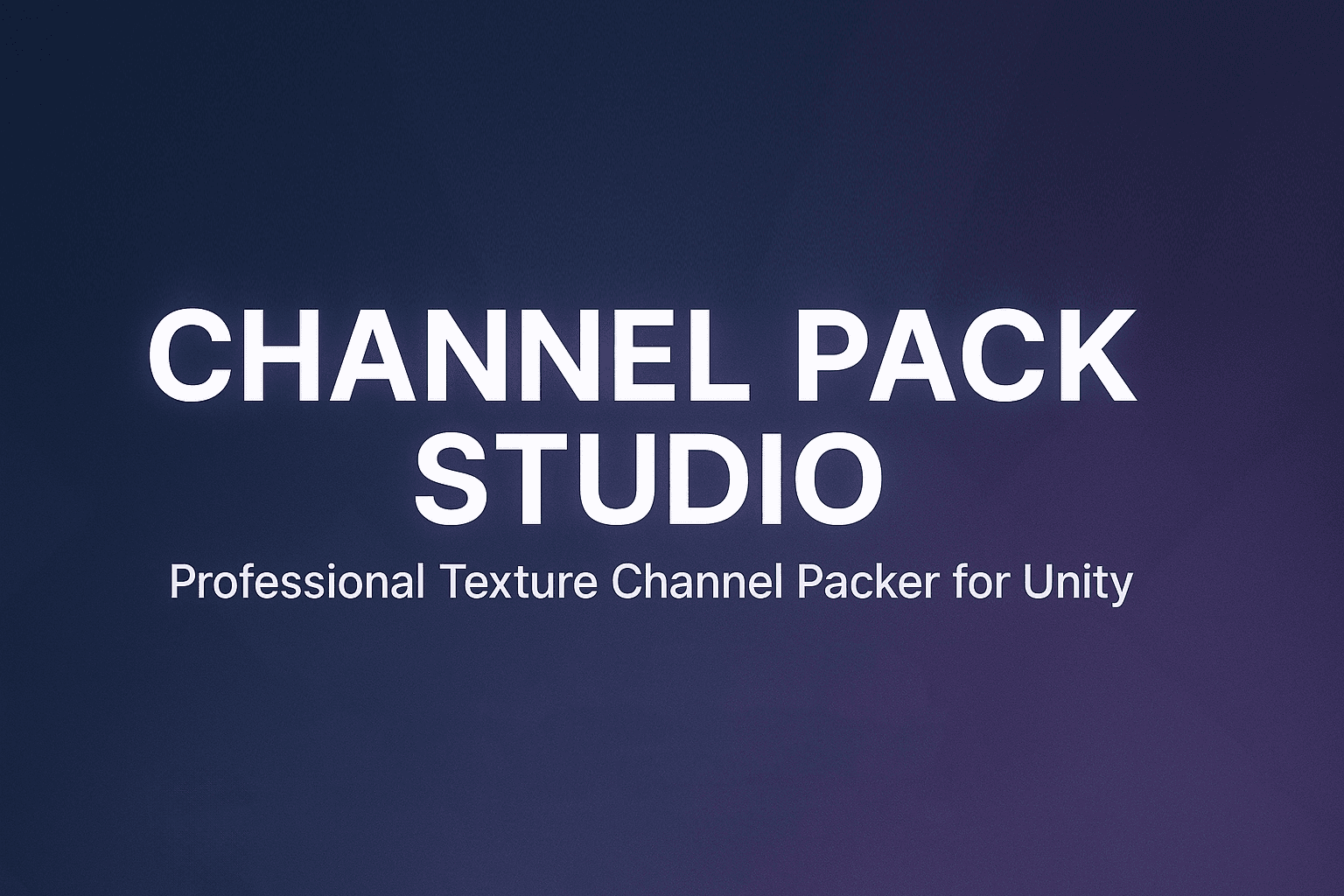 Channel Pack Studio - Advanced Texture Channel Packer