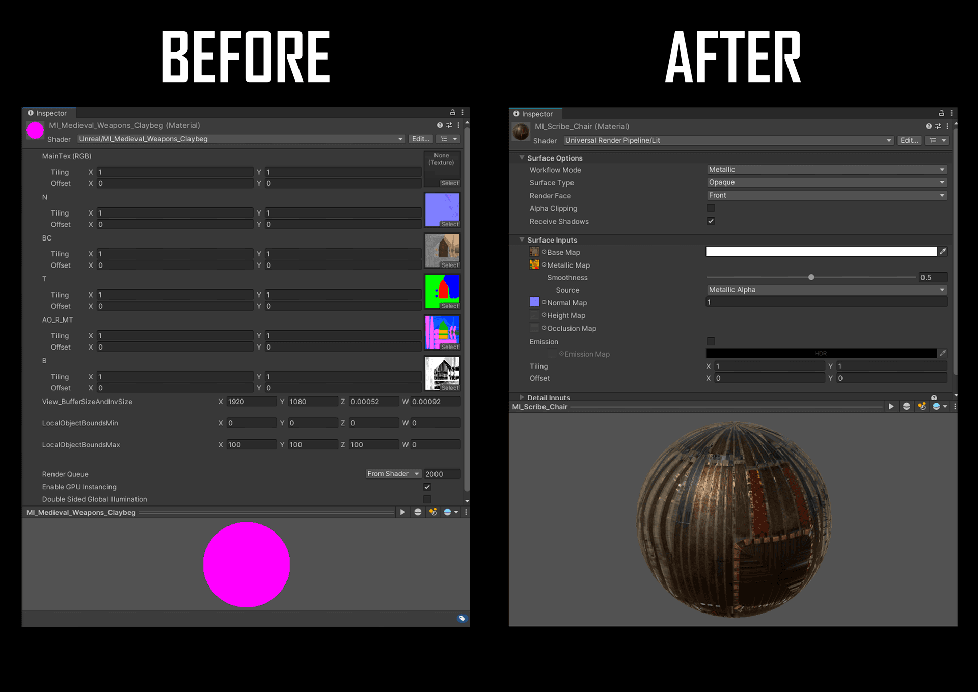 External Engine zu/für Unity Material Converter Pro