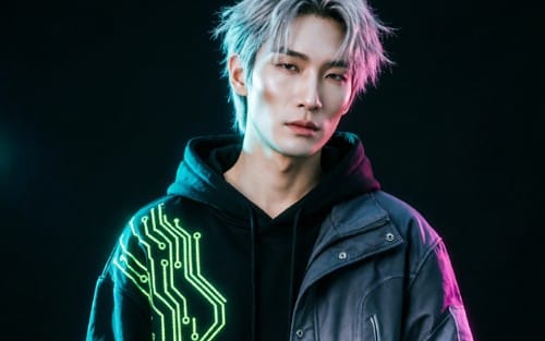 Cyberpunk Gaming Apparel & Streetwear Mockup Prompts - Premium Midjourney Pack