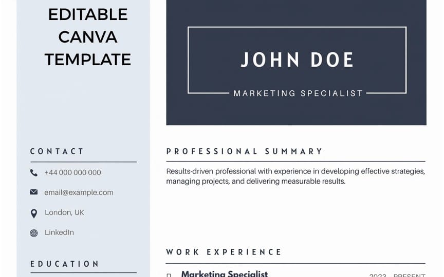 Modern Professional CV Template Bundle