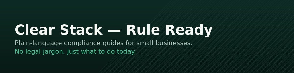 Clear Stack - Rule Ready store banner