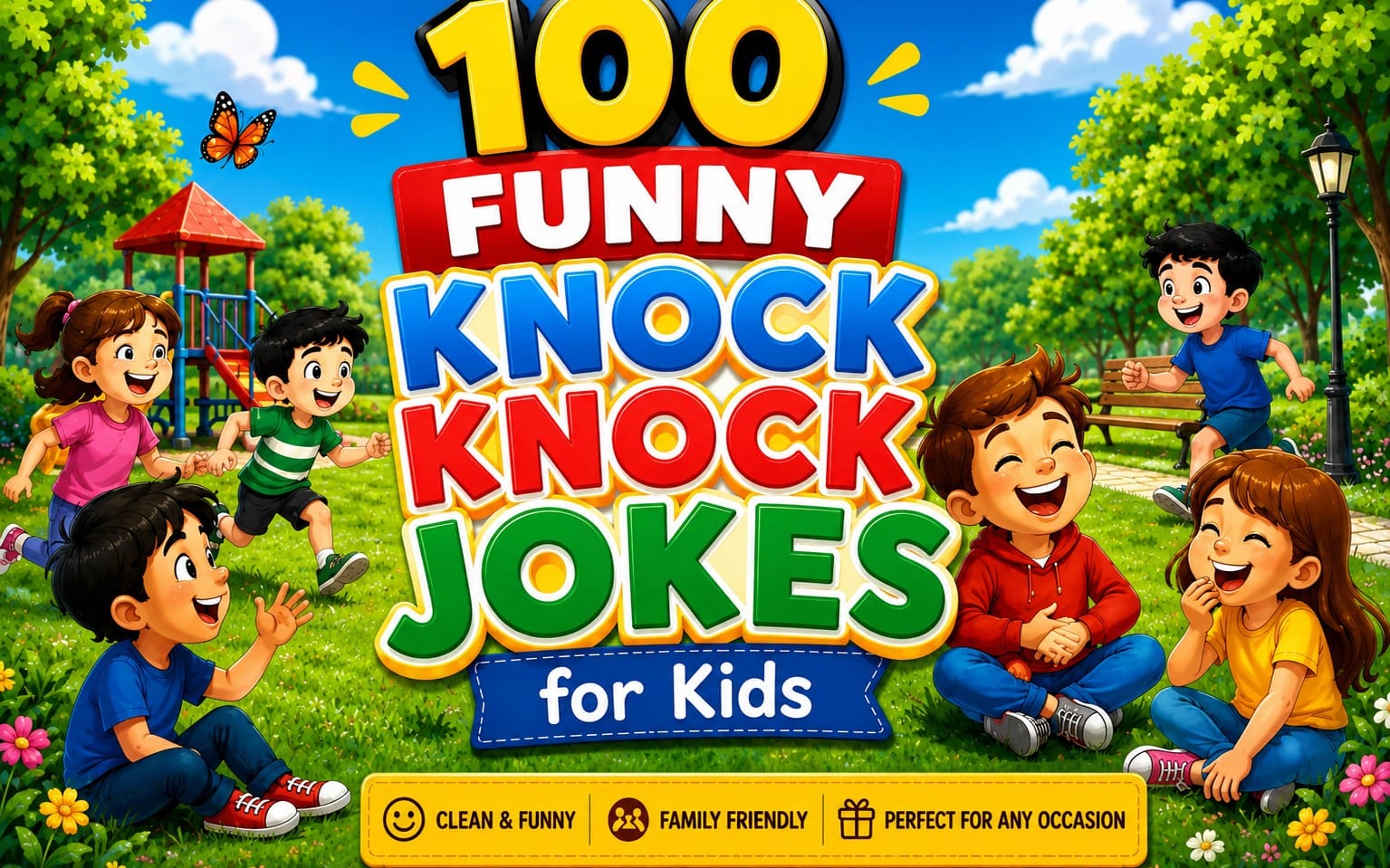 200 Clean & Hilarious Knock-Knock Jokes for Kids, Families & Friends