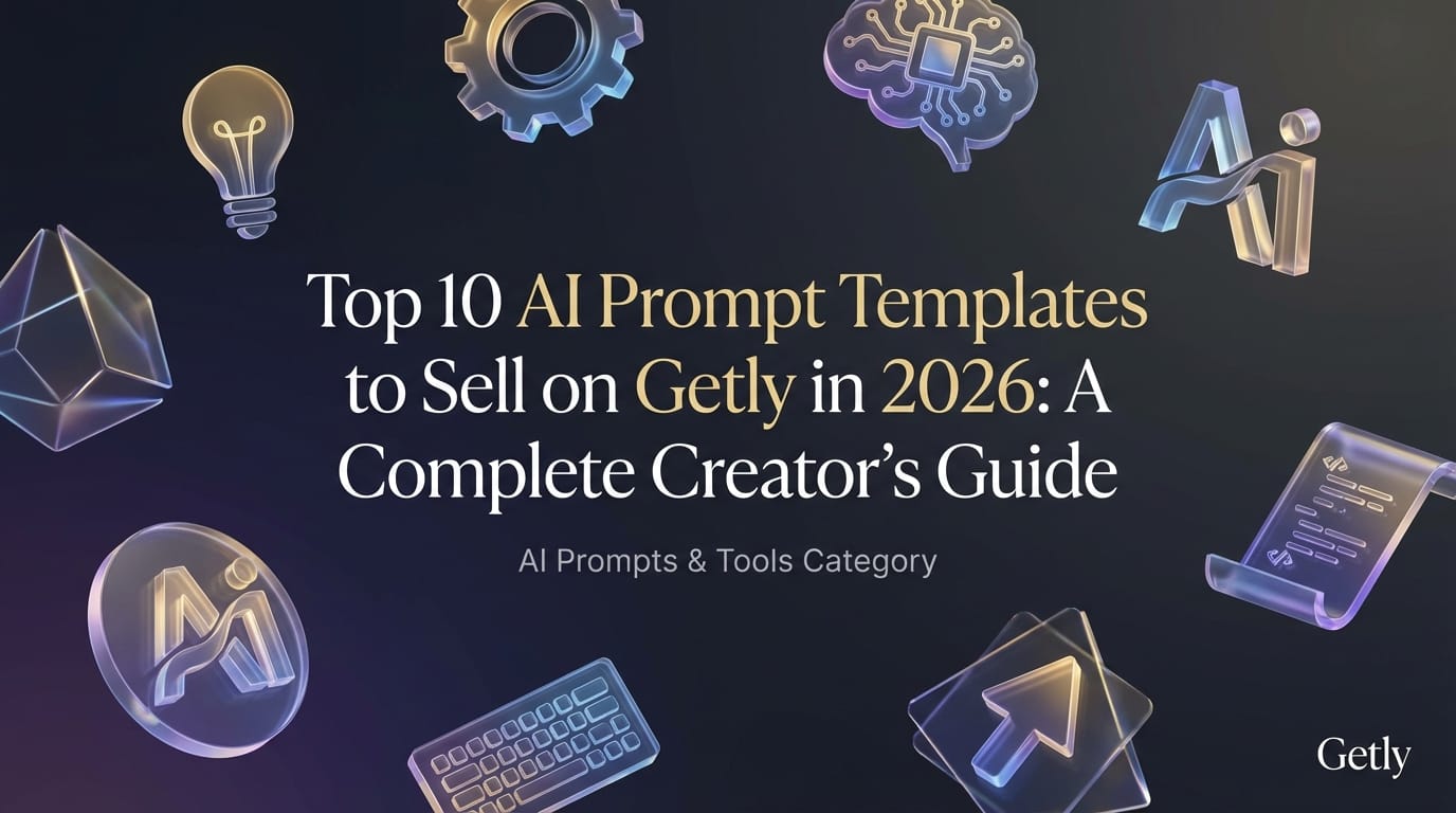 Топ-10 шаблонов AI-промптов для продажи на Getly в 2026 году