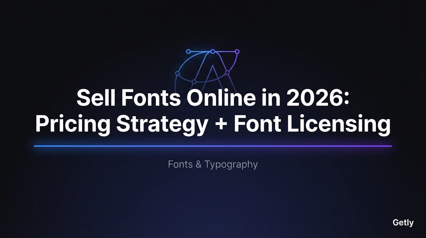 Sell Fonts Online in 2026: Pricing Strategy + Font Licensing Guide (Personal vs Commercial vs Ext...