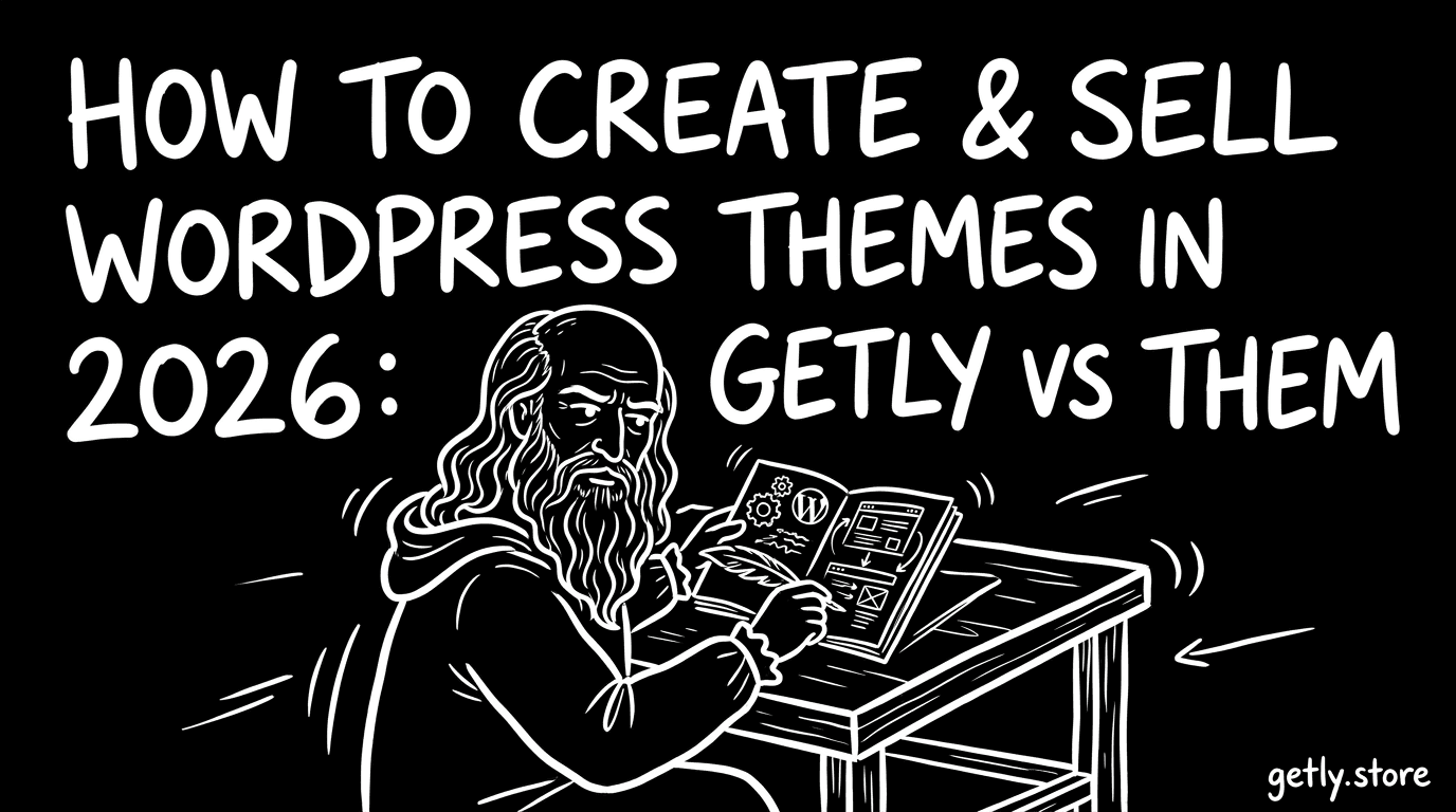 Как создать и продавать WordPress-темы в 2026: гайд + сравнение Getly и ThemeForest