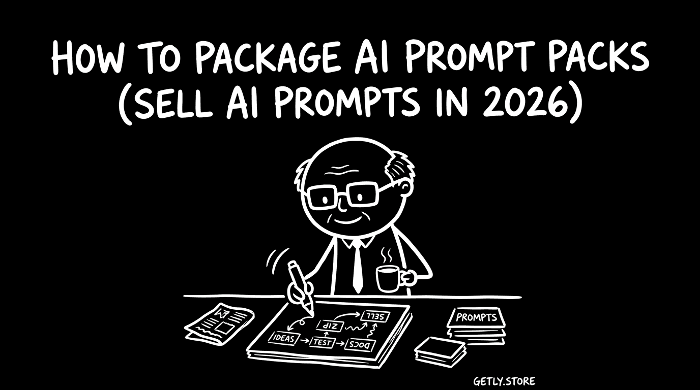 How to package ai prompt packs (sell ai prompts in 2026)