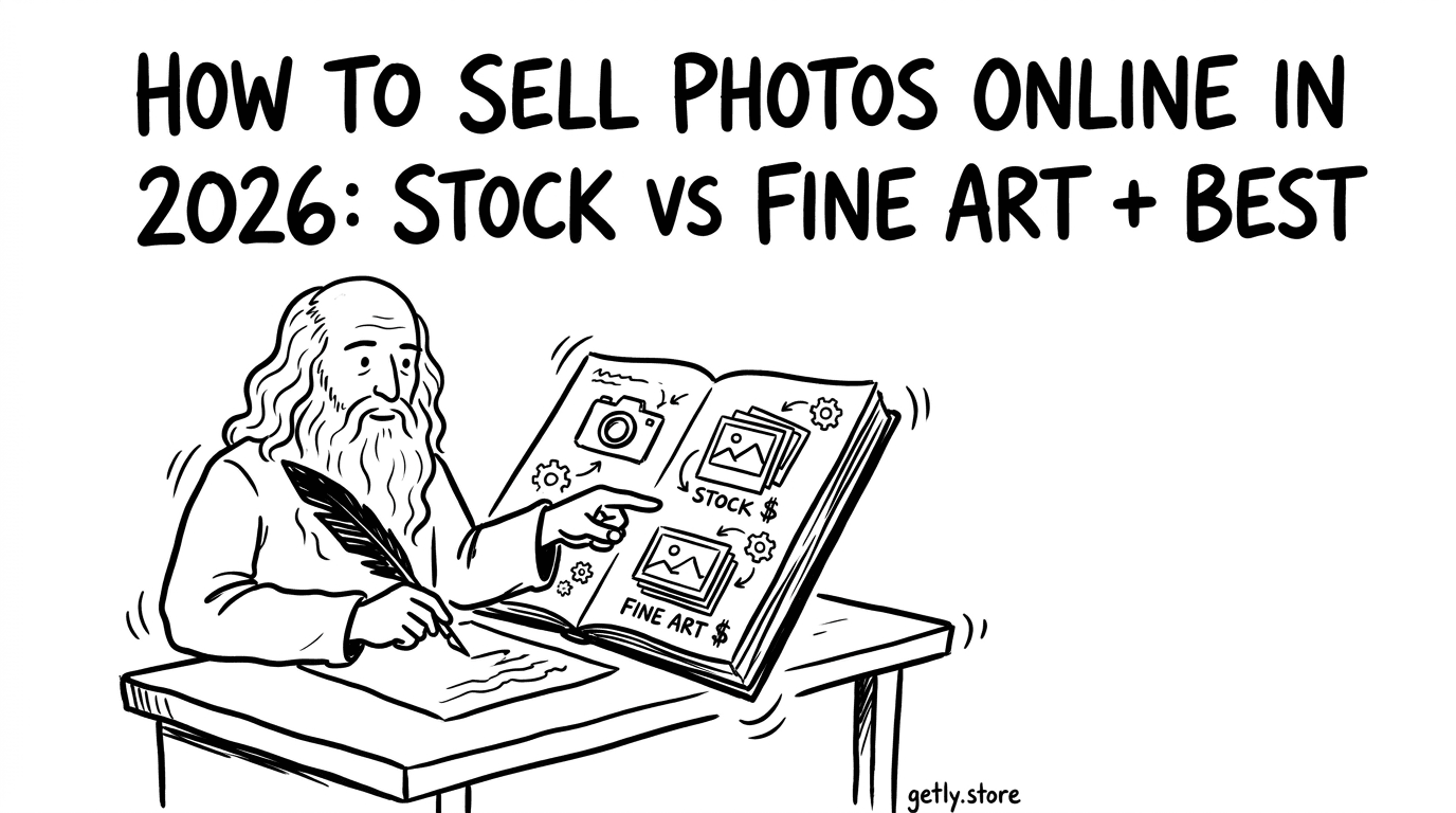 How to Sell Photos Online in 2026: Stock vs Fine Art + Best Photo Marketplace