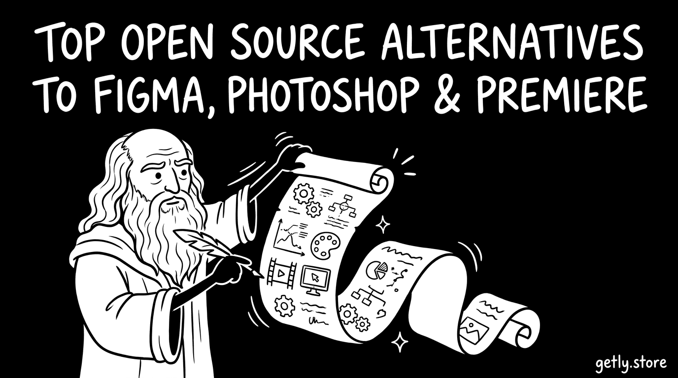 Top Open Source Alternatives to Figma, Photoshop & Premiere (2026): Best Free Tools for Creators