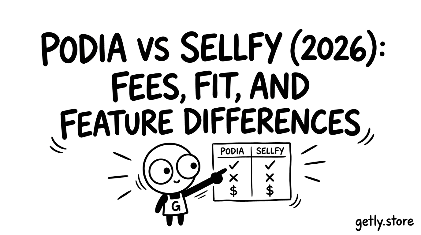Podia vs Sellfy (2026): Fees, Fit, and Feature Differences