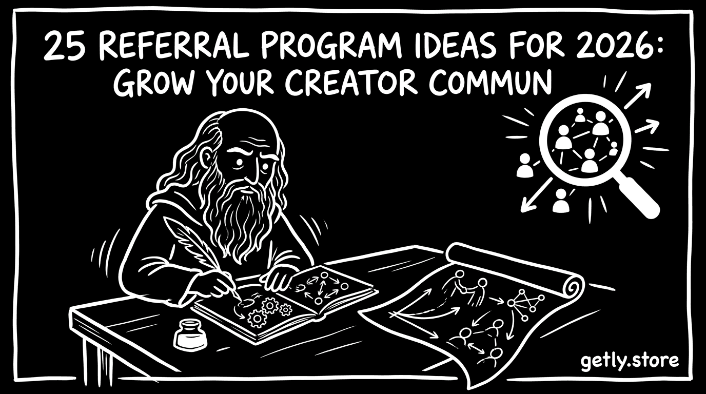 25 идей реферальной программы для создателей в 2026: как вырастить creator network на Getly