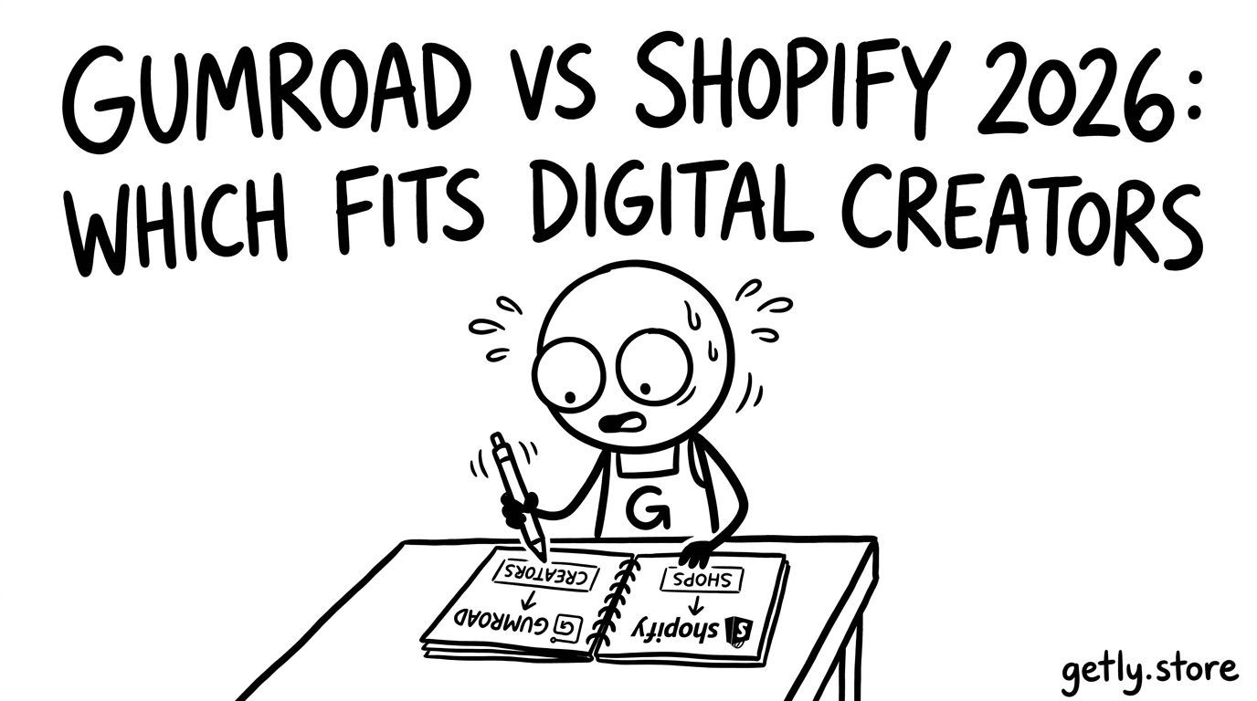 Gumroad vs Shopify 2026: Which Fits Digital Creators