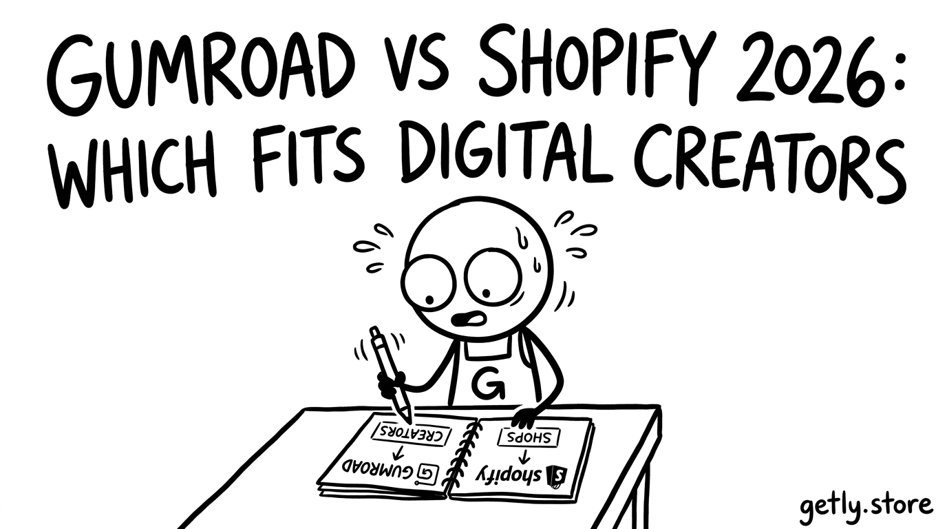 Gumroad vs Shopify 2026: Which Fits Digital Creators