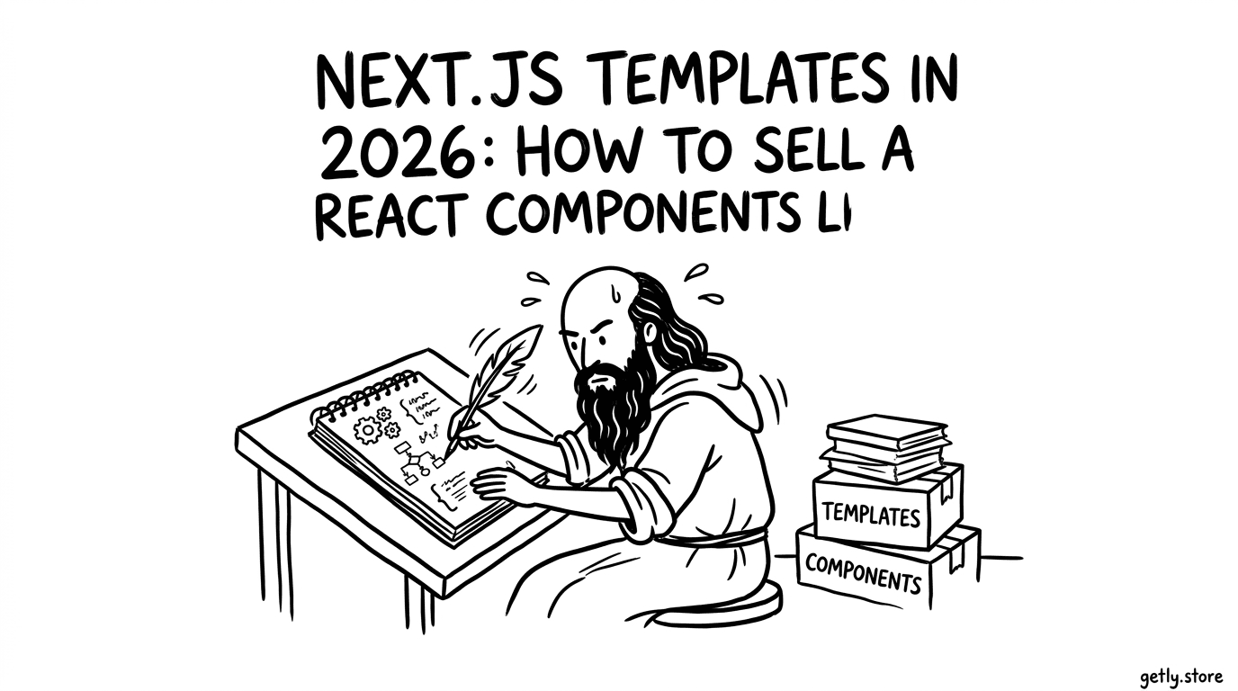 Next.js Templates in 2026: How to Sell a React Components Library Code Online