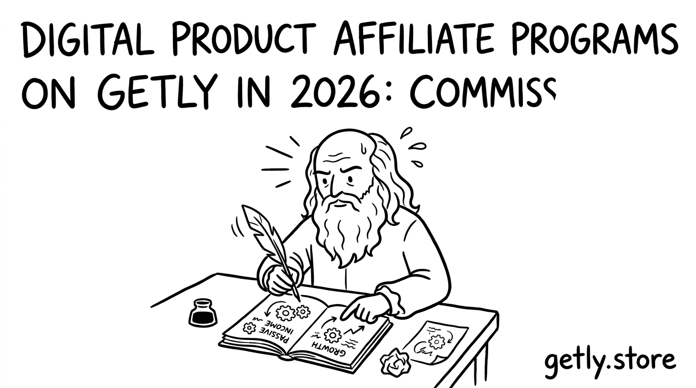 Партнерские программы цифровых товаров на Getly в 2026: комиссии, cookie и выплаты