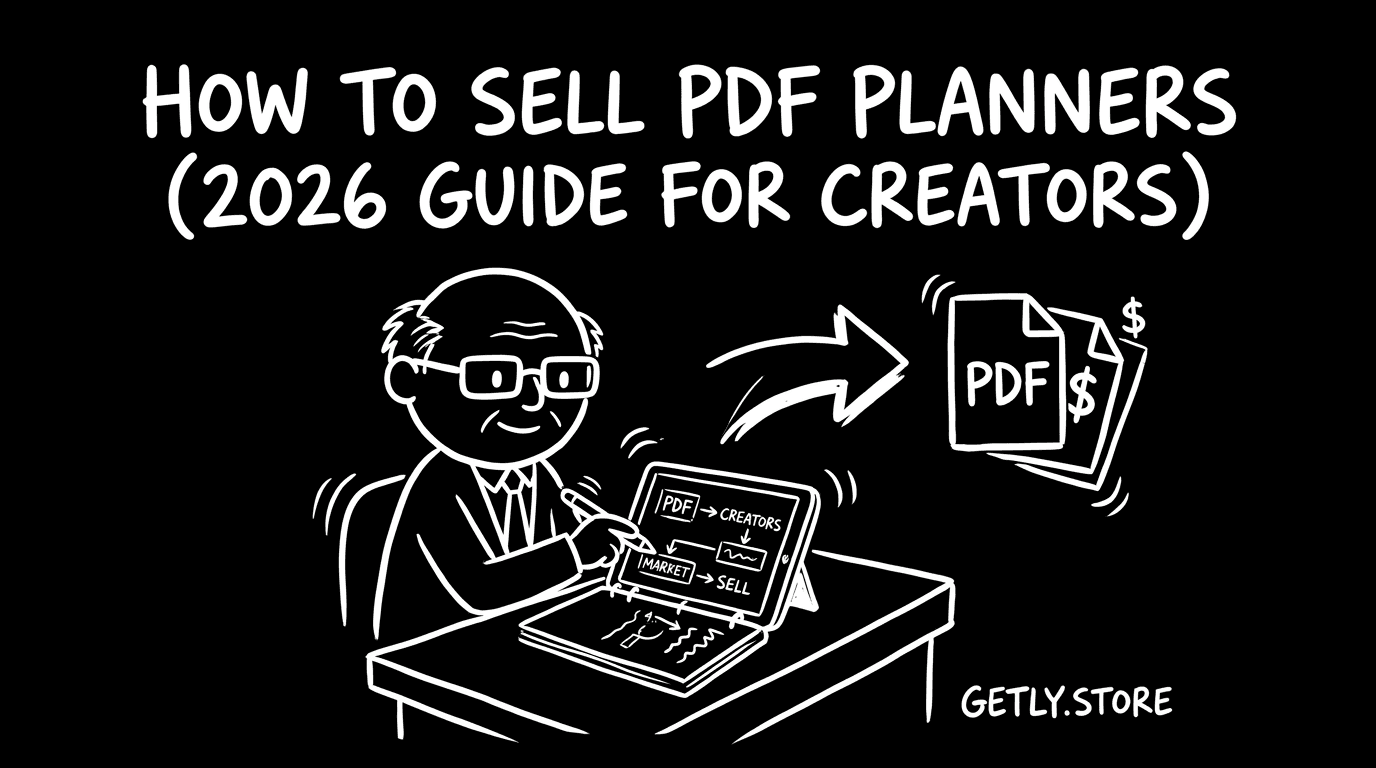 PDF-Planer verkaufen: So startest Du 2026