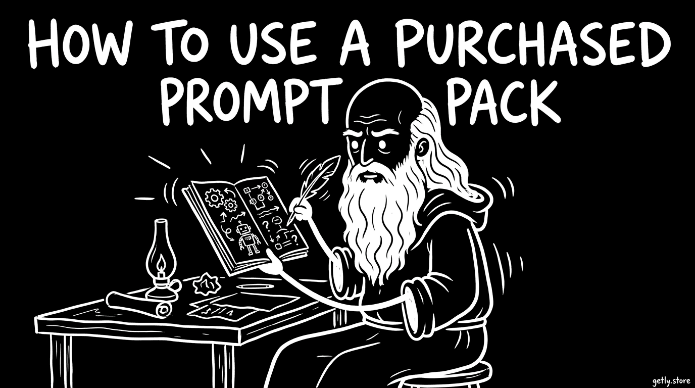 How to Use a Purchased Prompt Pack