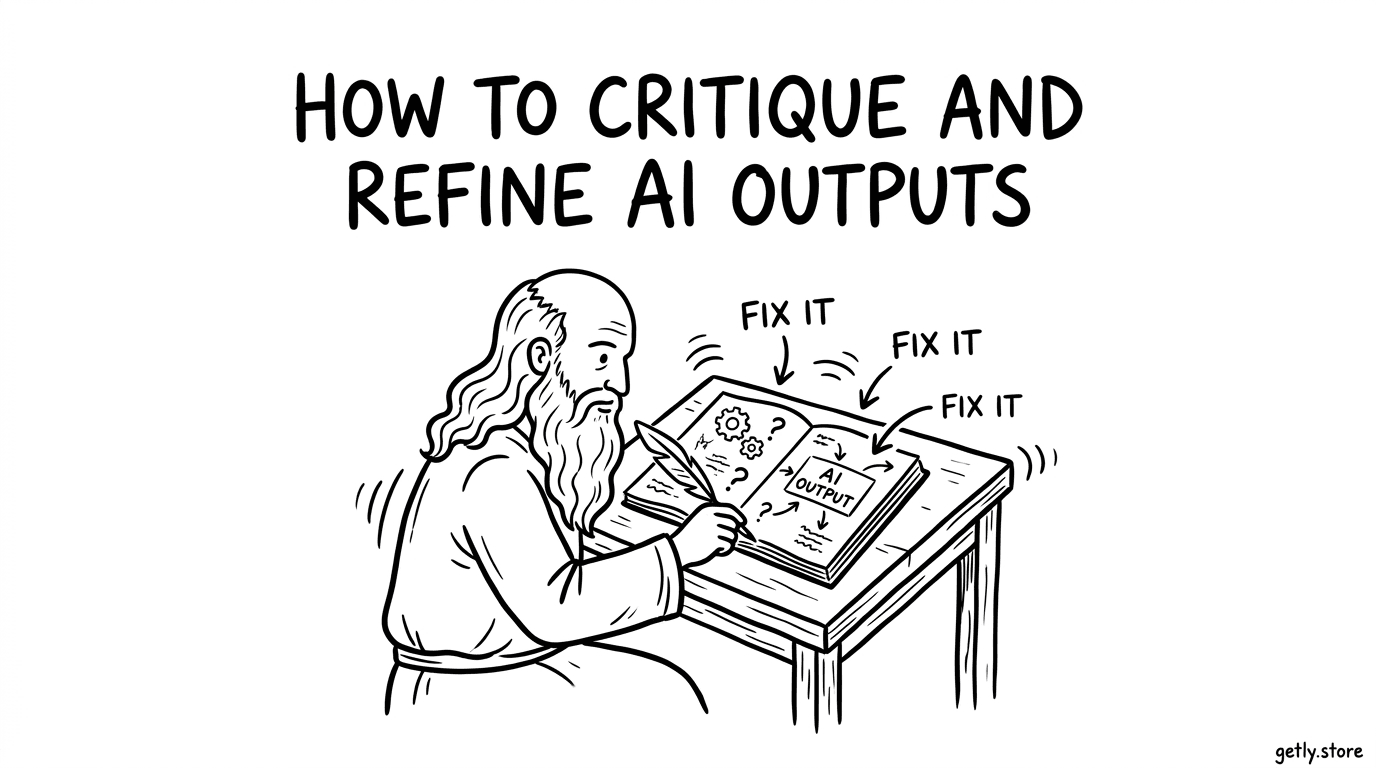 How to Critique and Refine AI Outputs