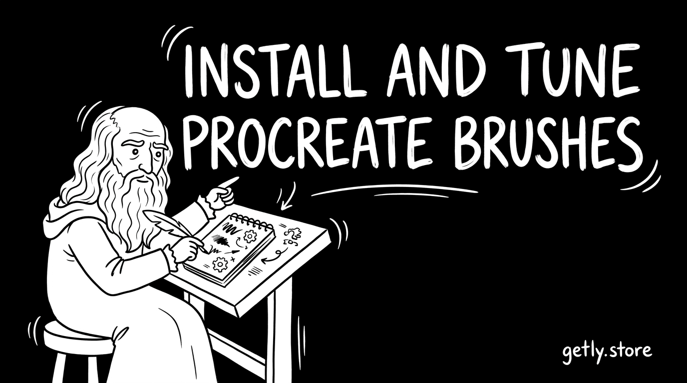 Install and Tune Procreate Brushes